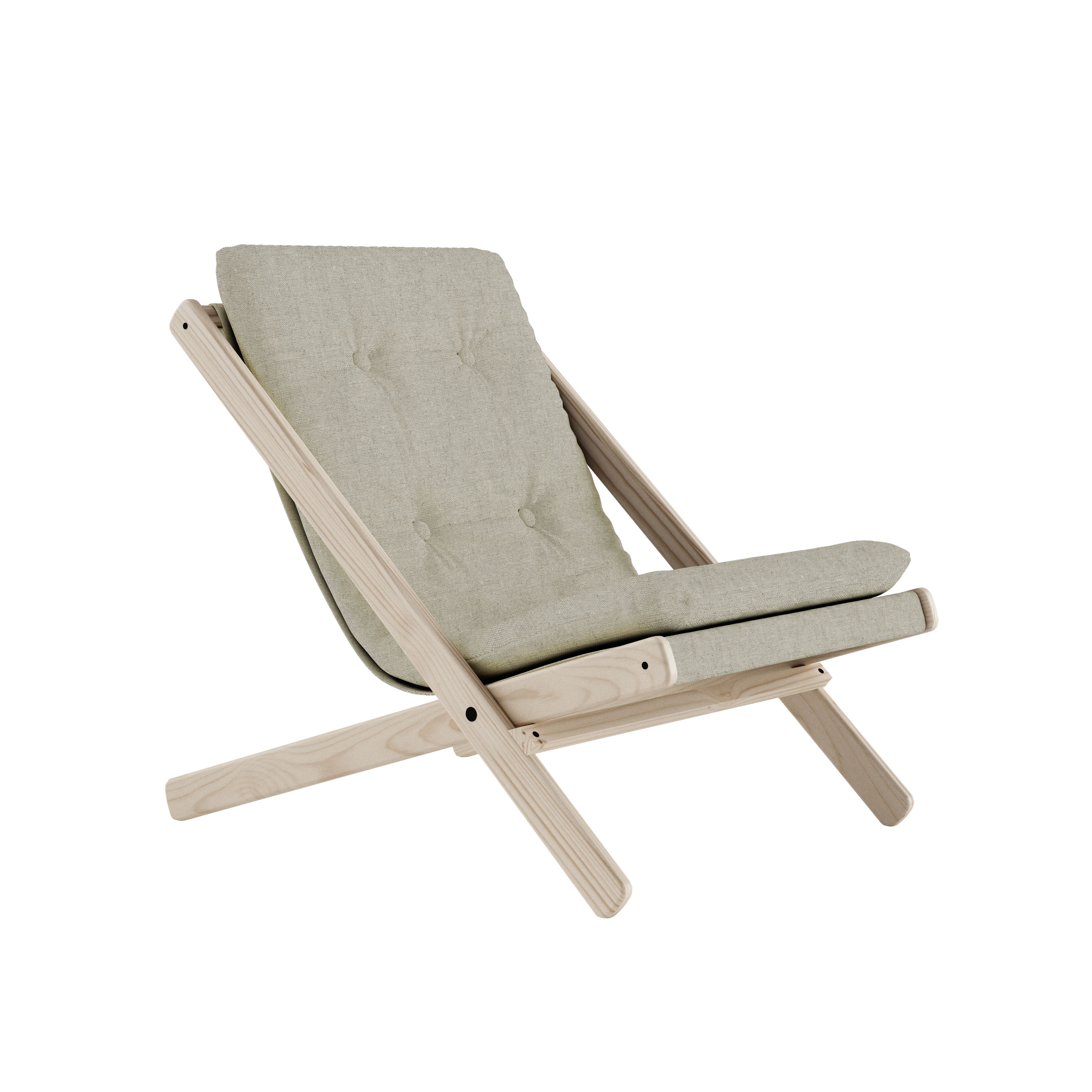Boogie Loungestol Natur/Linen