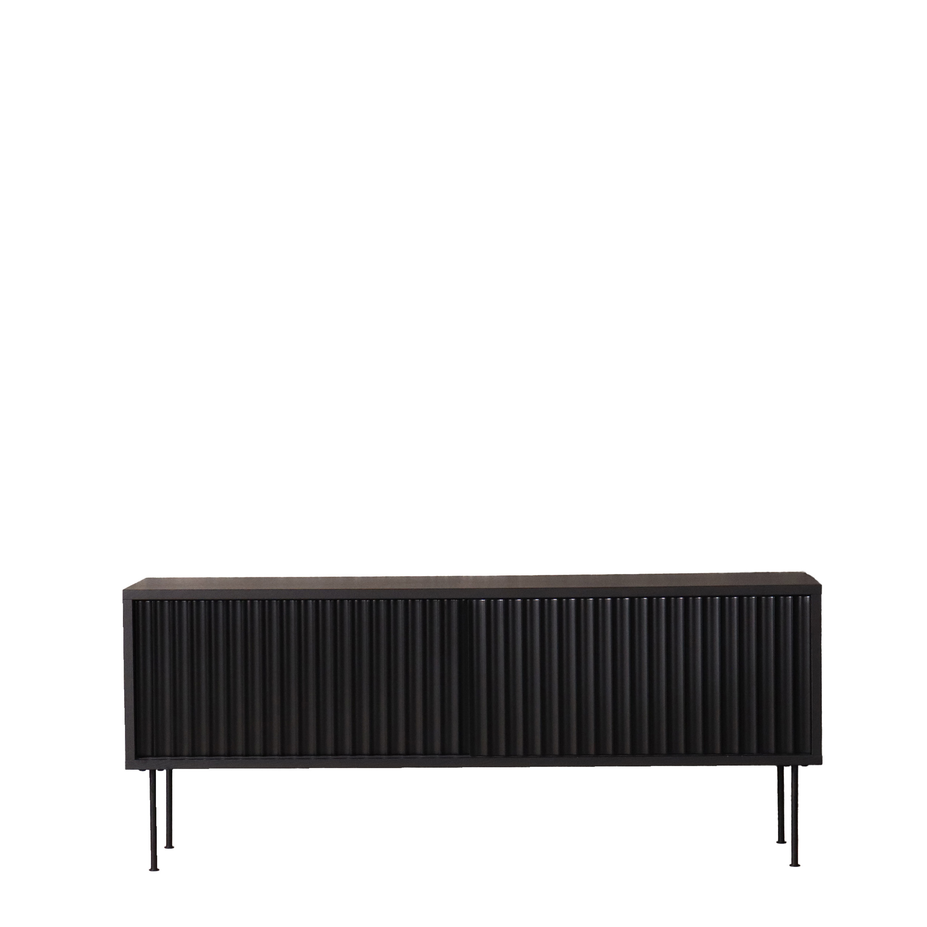 Aurora TV-Bänk Svart 132cm