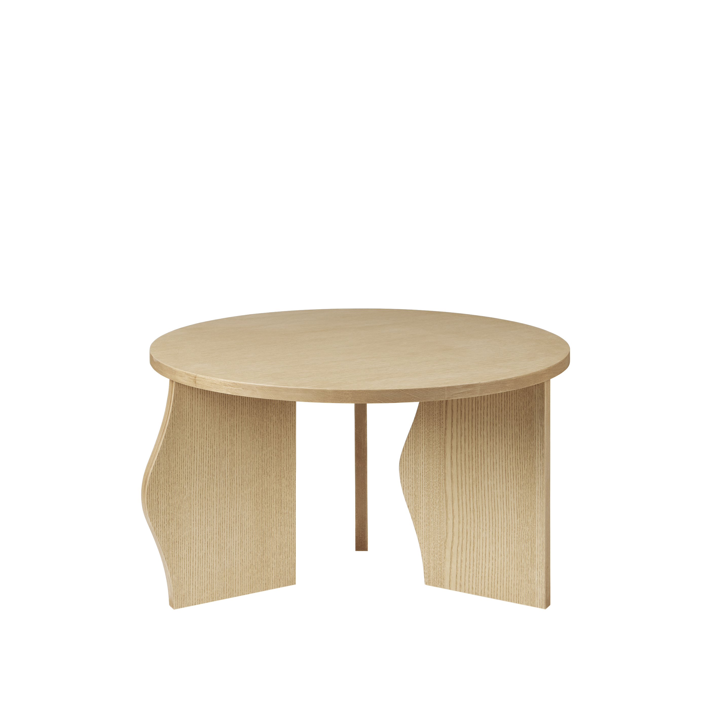 Broste Copenhagen - Brook Soffbord Natural Ø60 - Svart