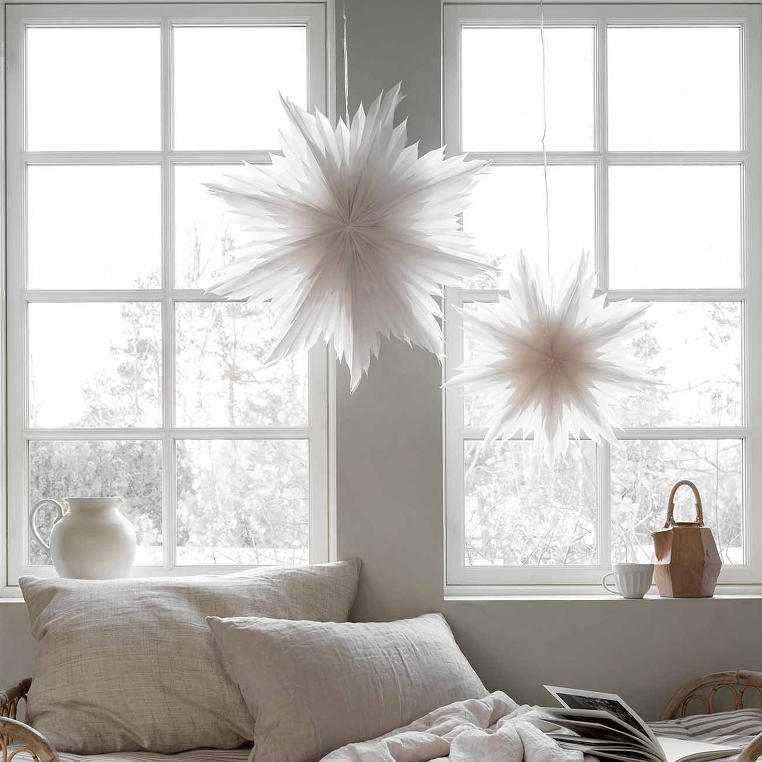 Watt &amp; Veke Oslo Julstjärna Vit 80cm