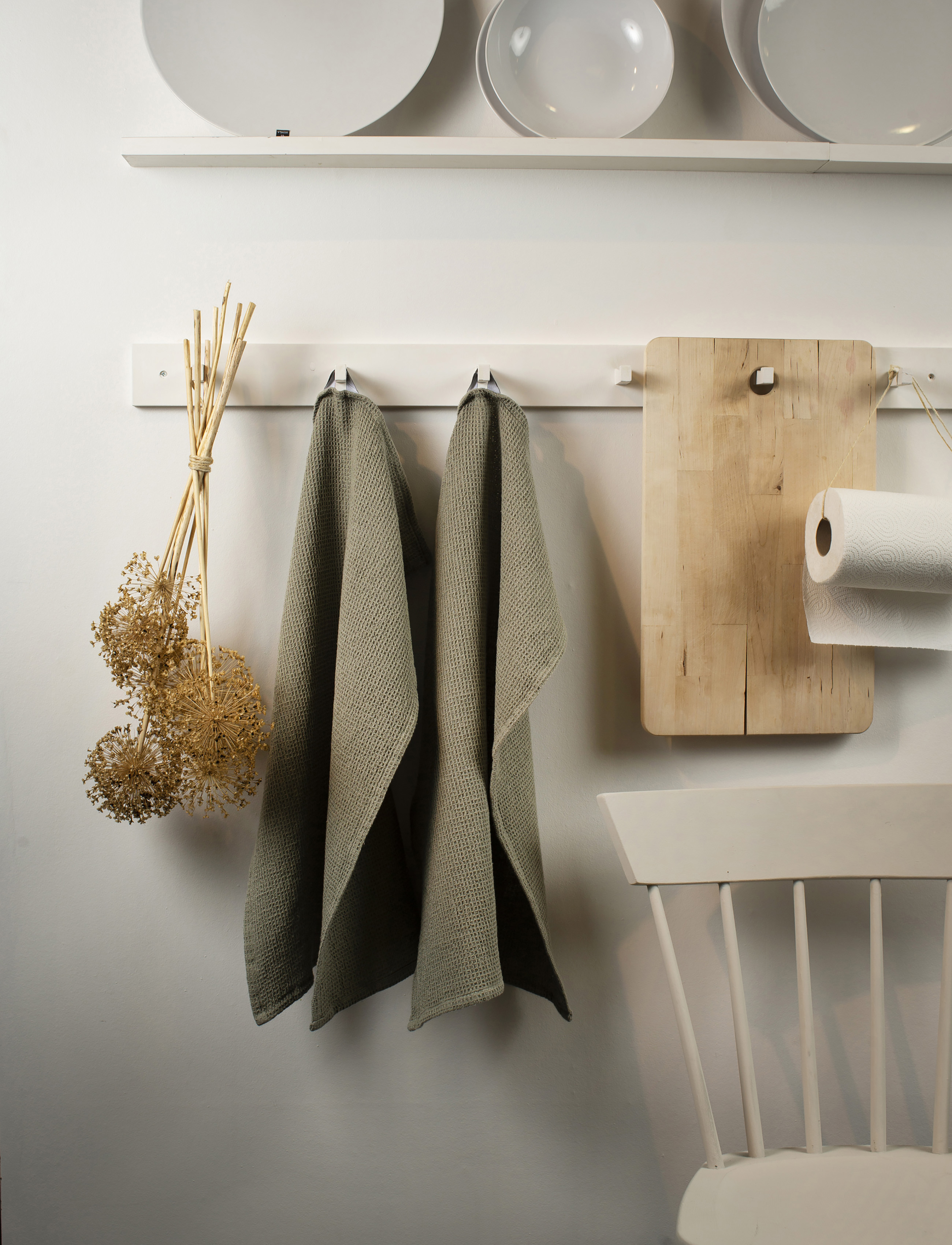 Himla Hetty Kjøkkenhåndkle Sage 50x70 2-pakning