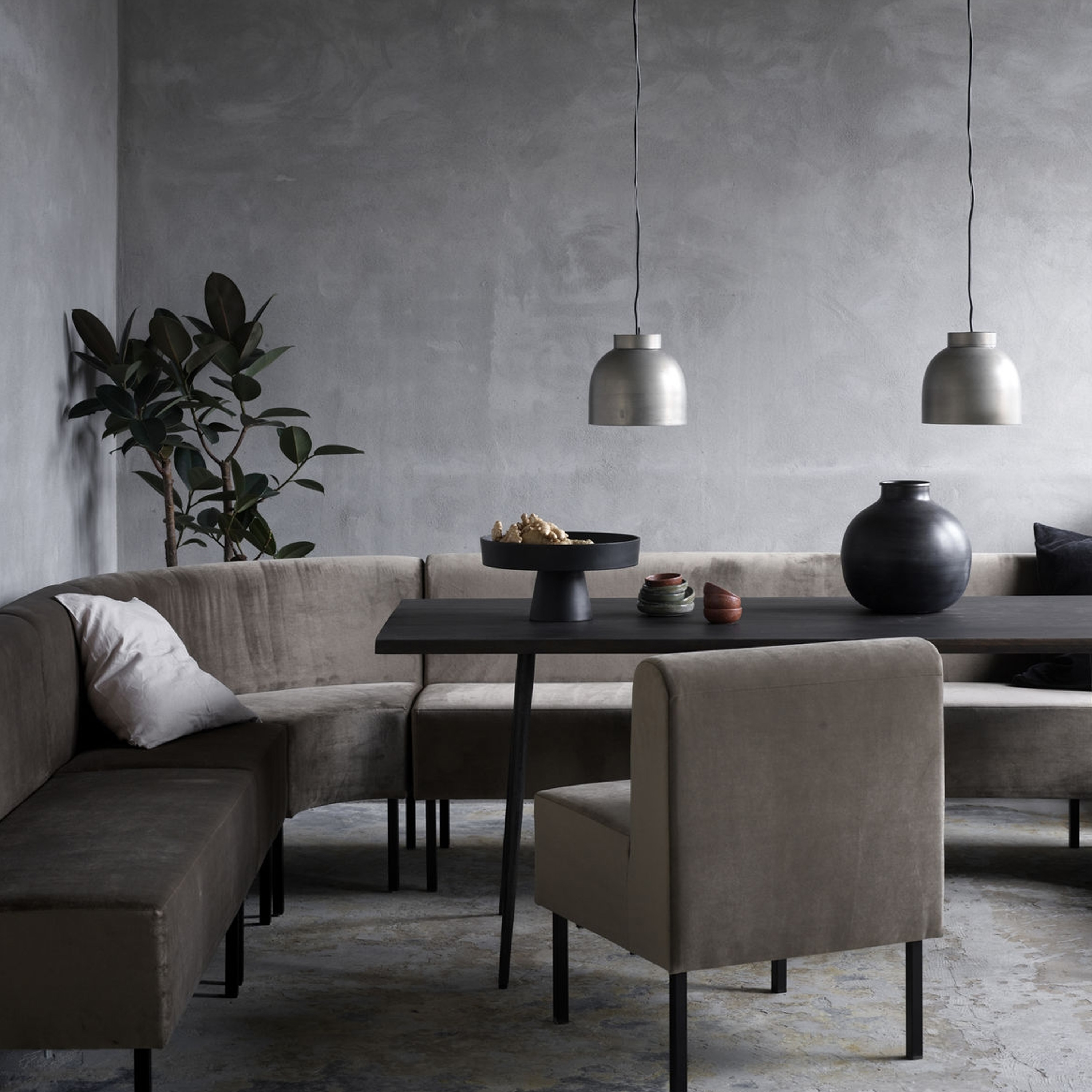 House Doctor Feast 1-seater Modulsoffa Taupe 60cm