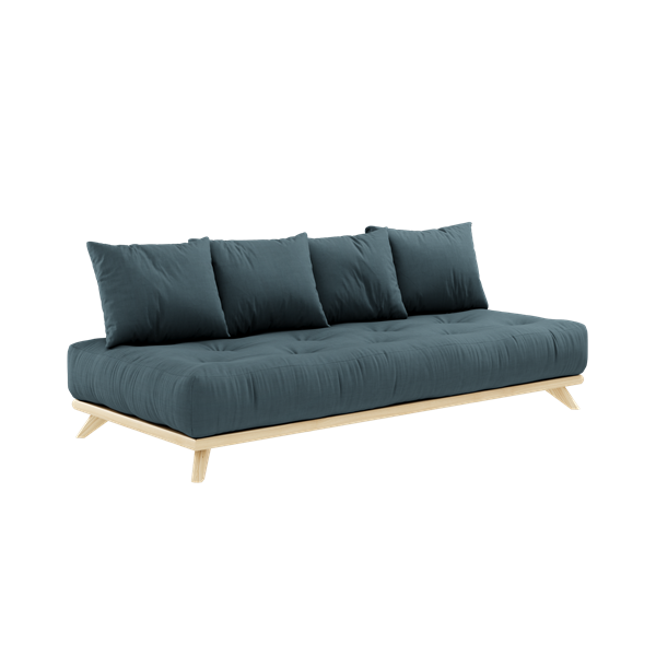 Karup Design - Senza Schlafsofa Natur/Petrolblau 200cm