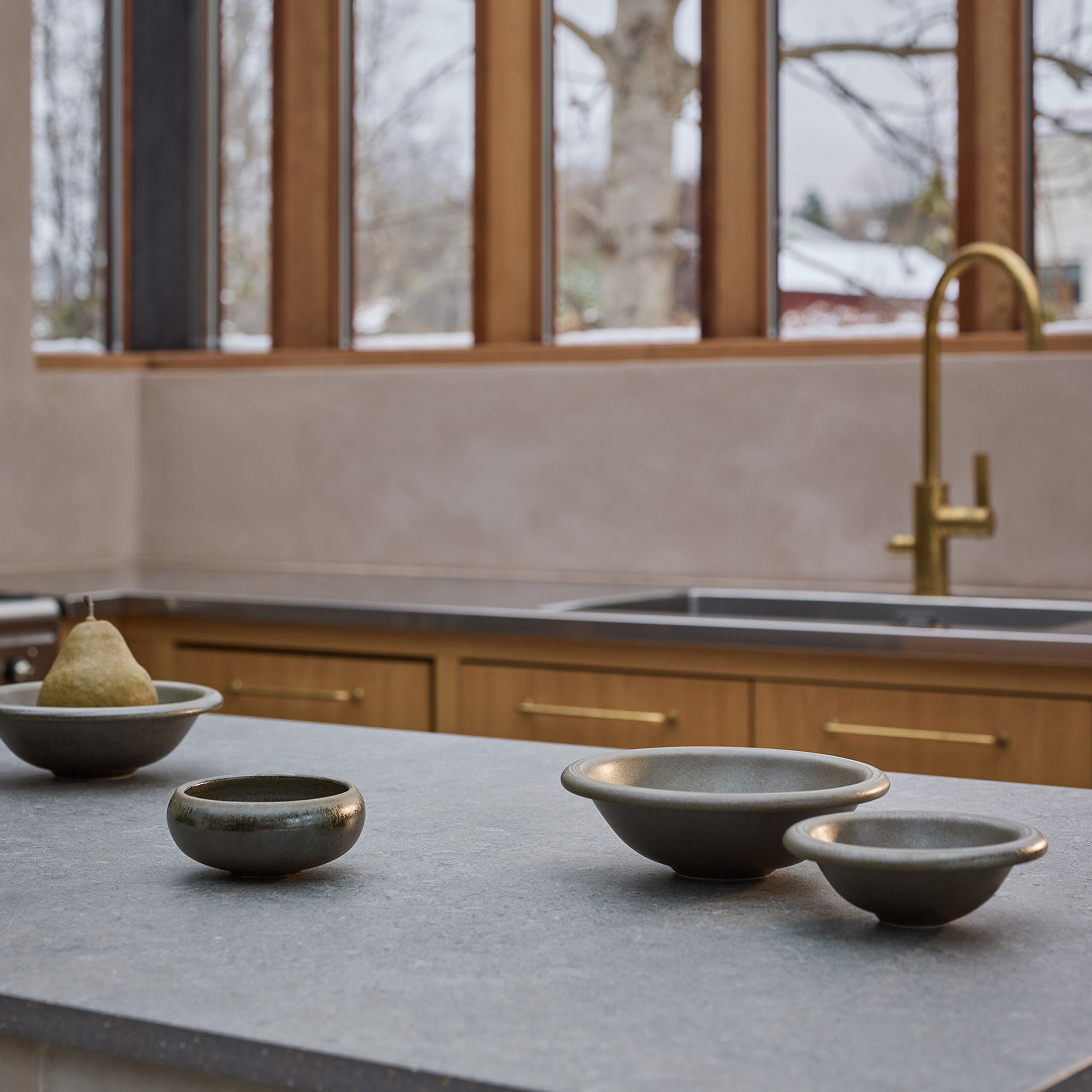 Tell me more Elba Skål Green Brown Xsmall 2-pakning