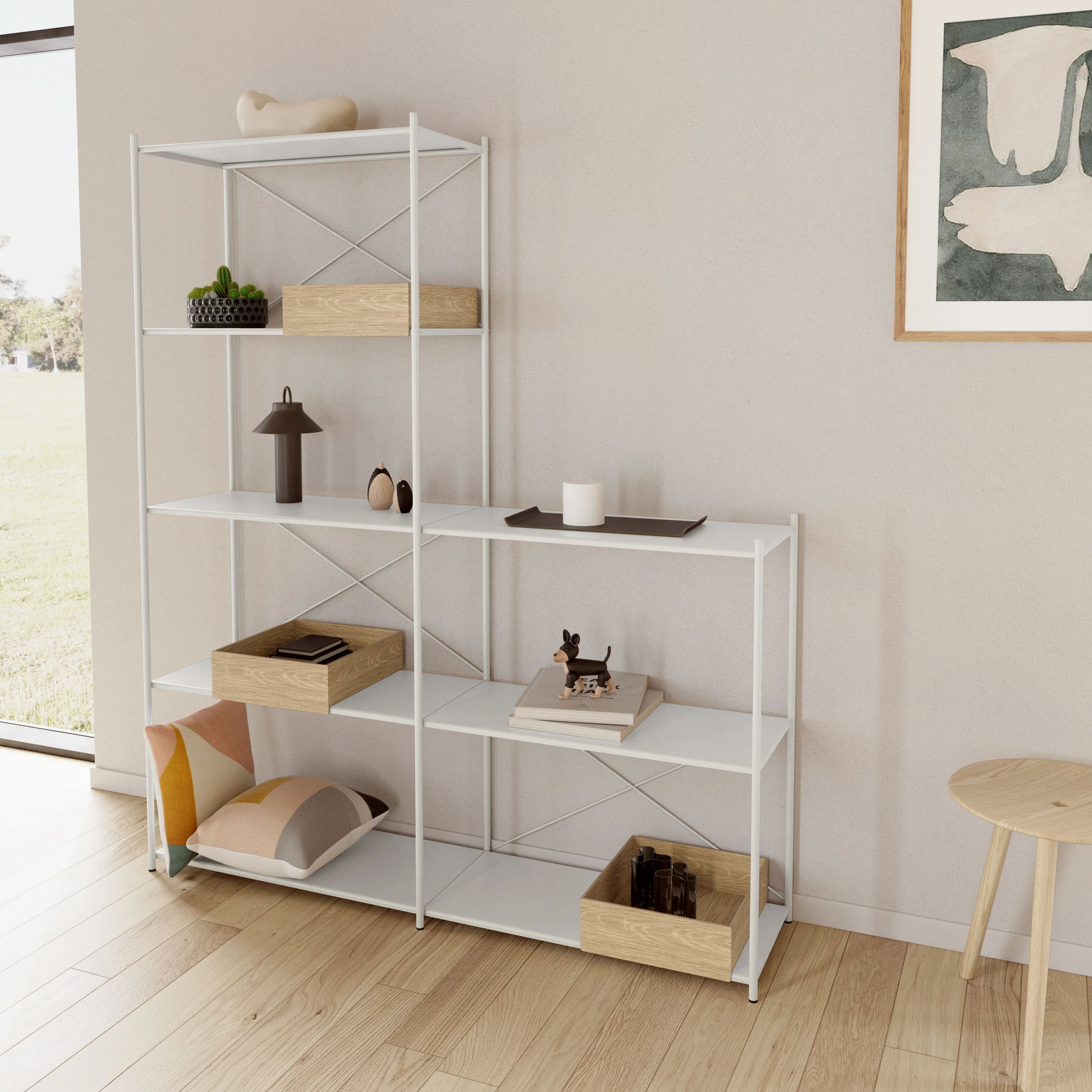Novoform Arturo Fanerad Hylla Natural Oak 12x34