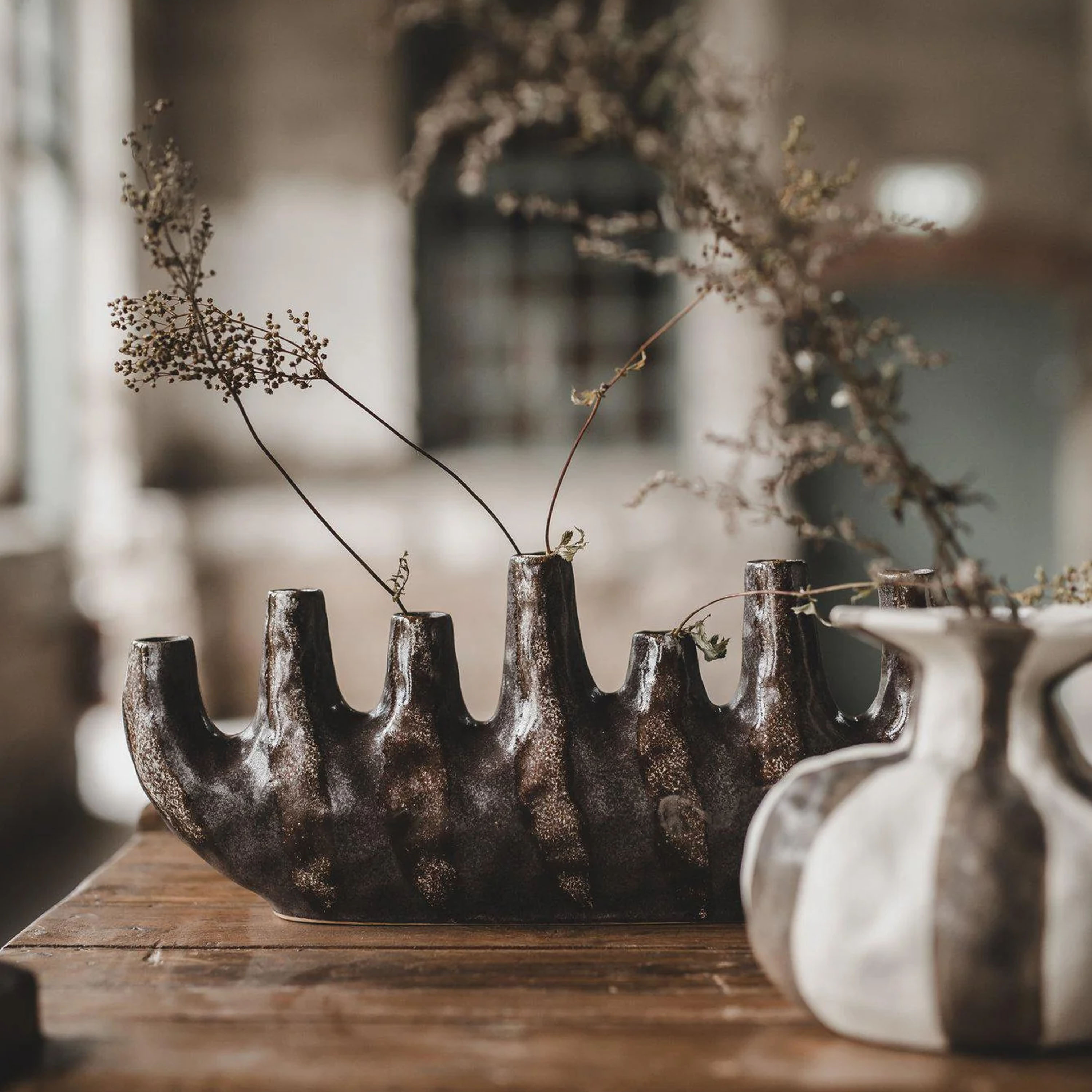 Jakobsdals Remi Brown Vas 15cm