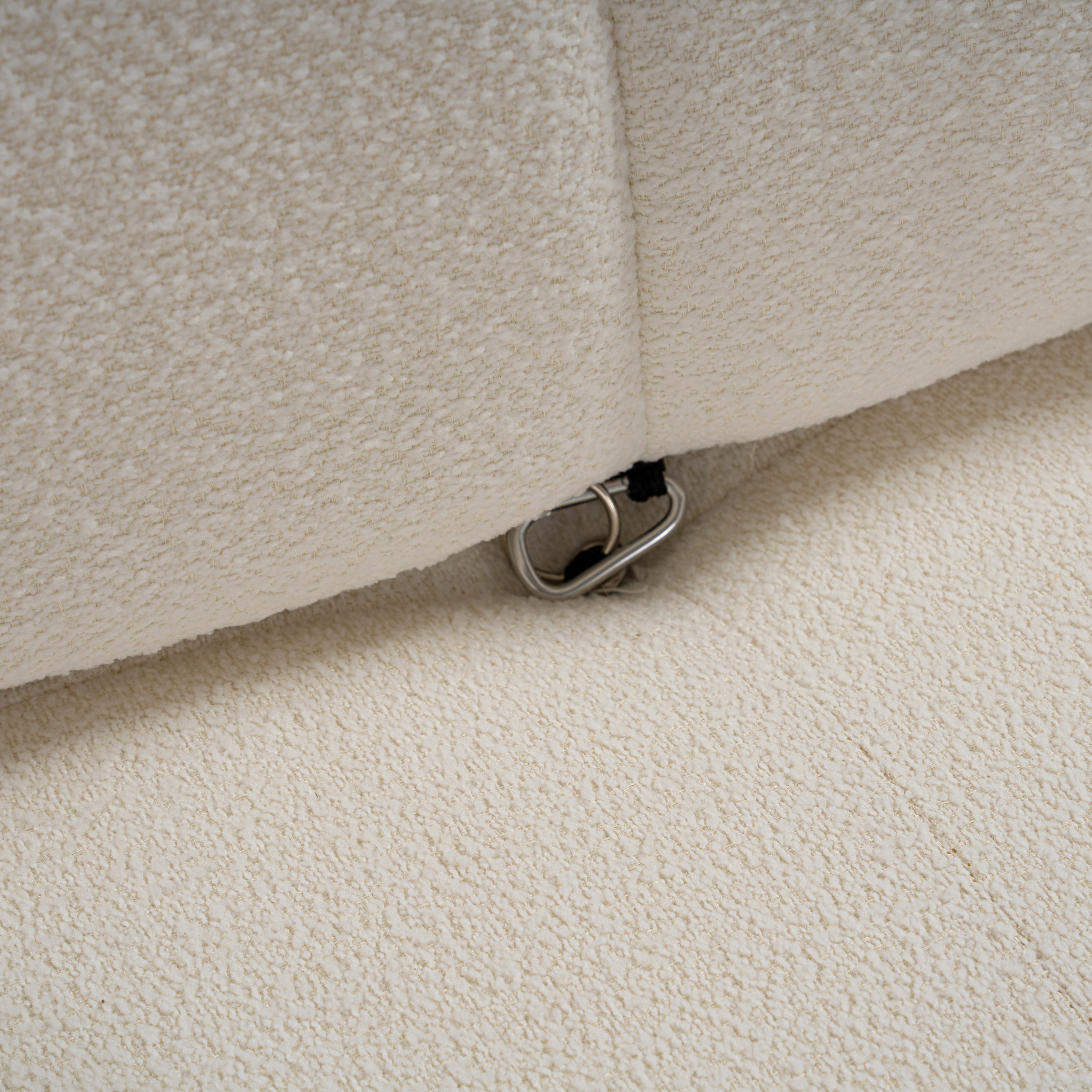 Sleepo Collection Blanca 3-sits Soffa White Bouclé