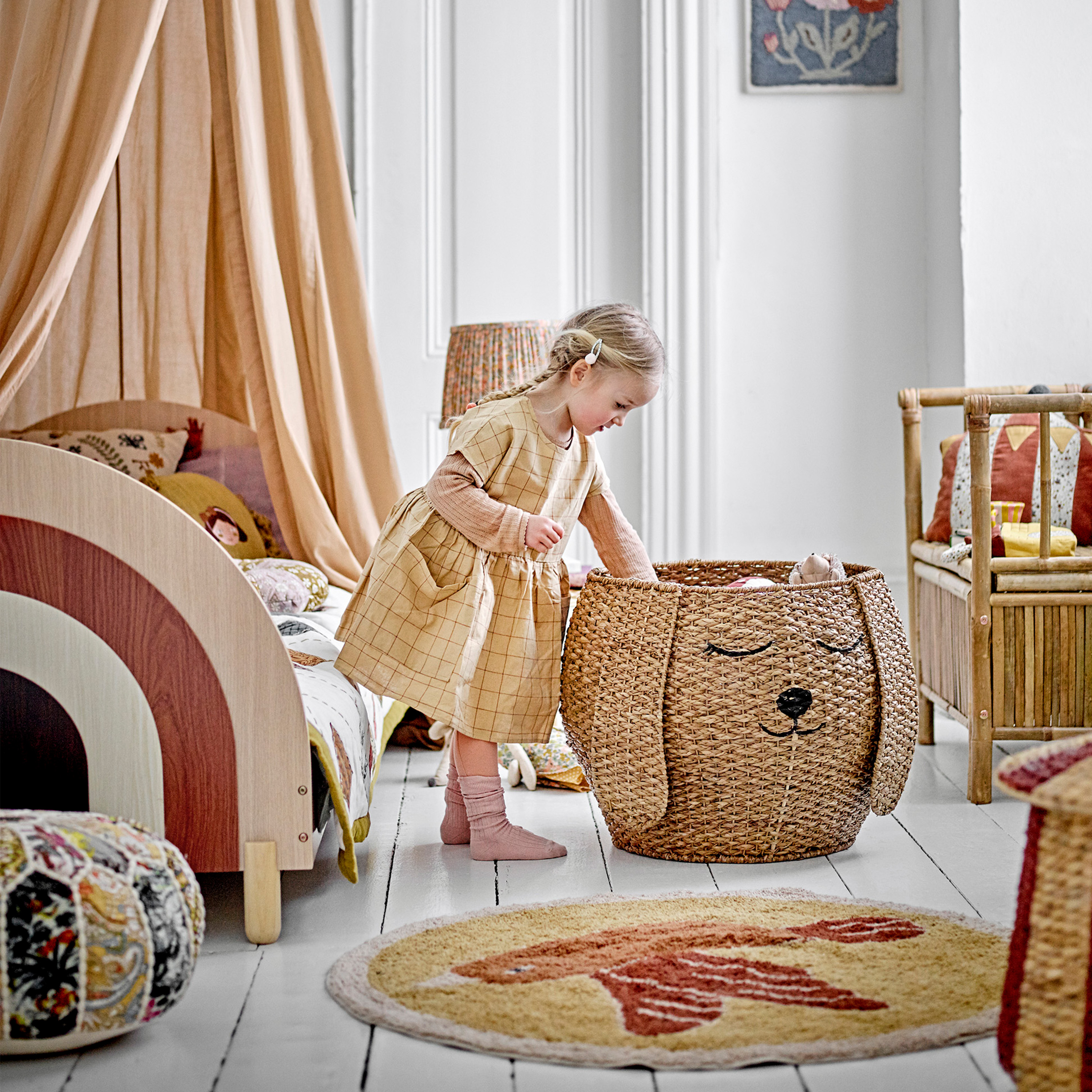 Bloomingville Charli Junior Bed Multi 204x94cm