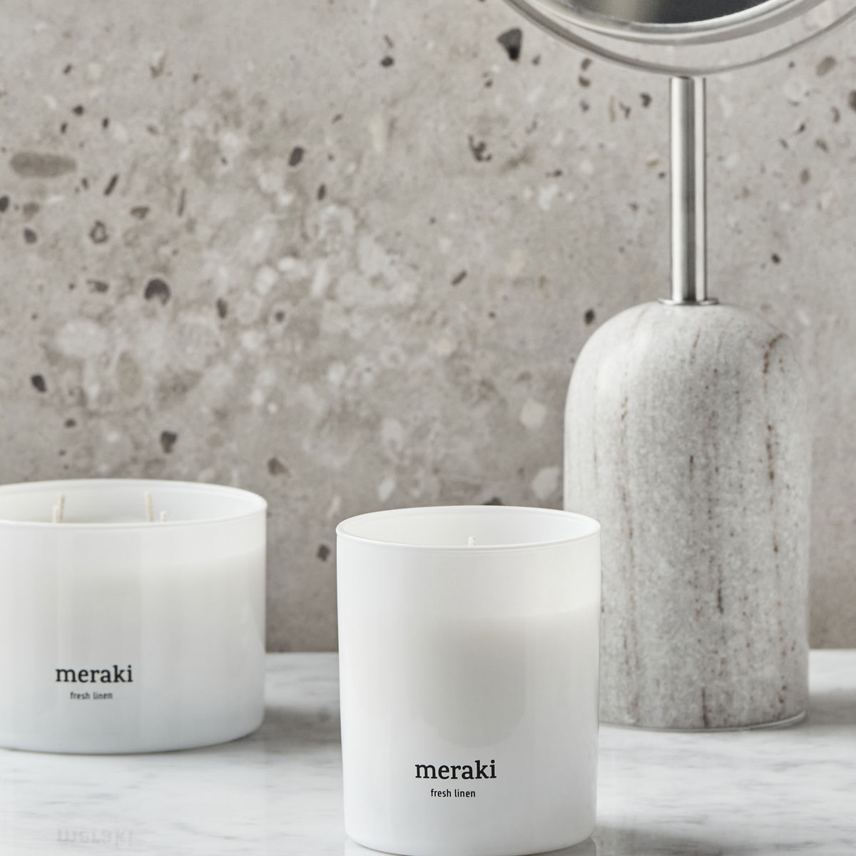 Meraki Fresh Linen Doftljus 200g