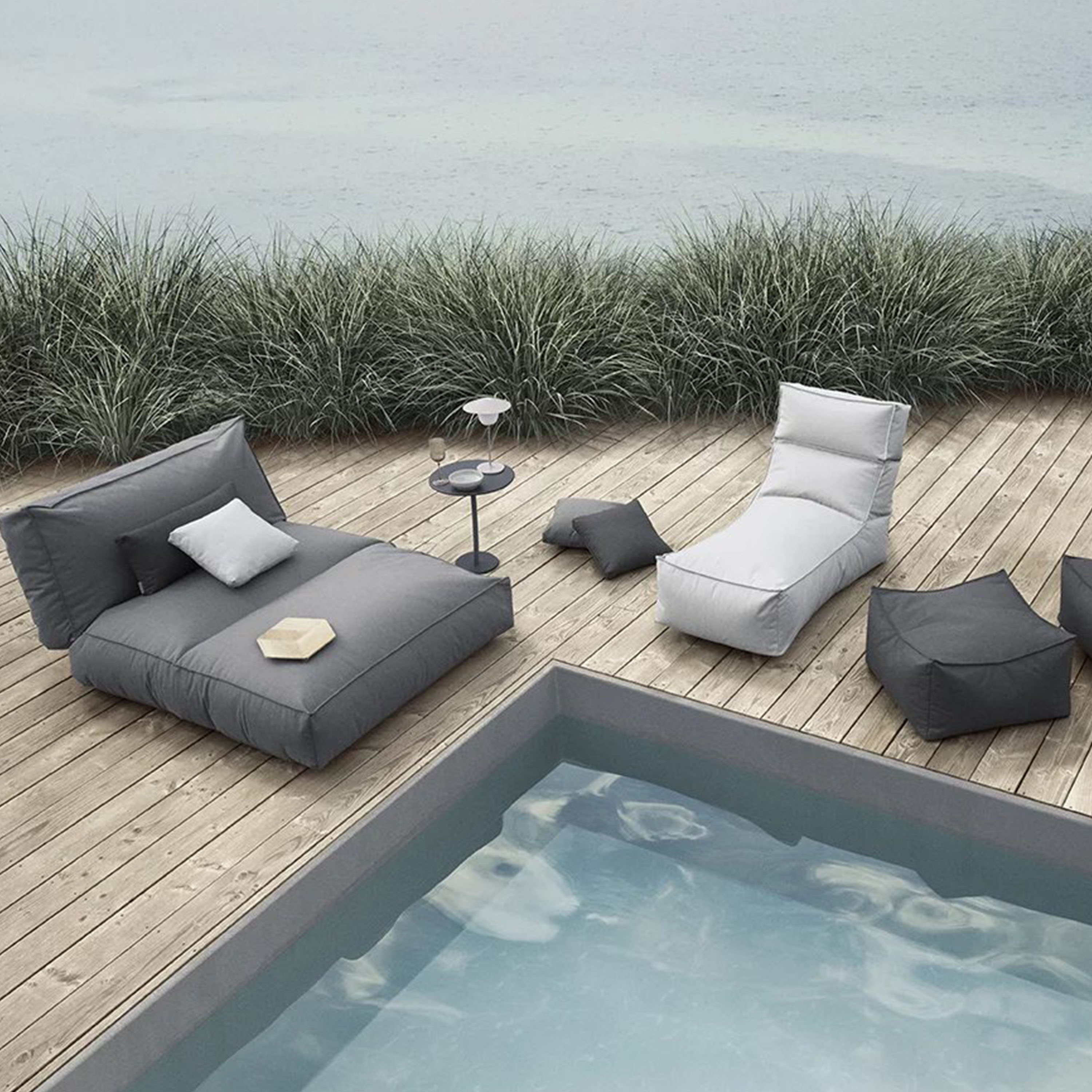 Blomus Stay Dagbädd Coal 120x190