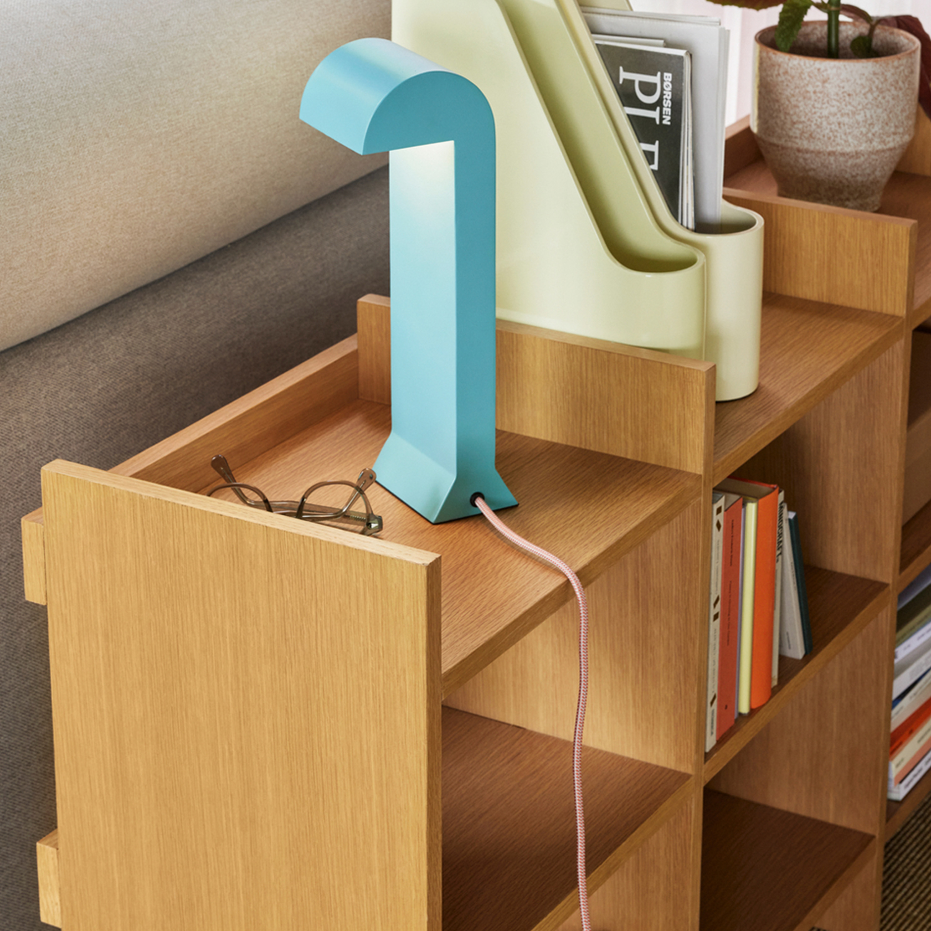 Hübsch Momentum Hylleenhet Natural 120cm