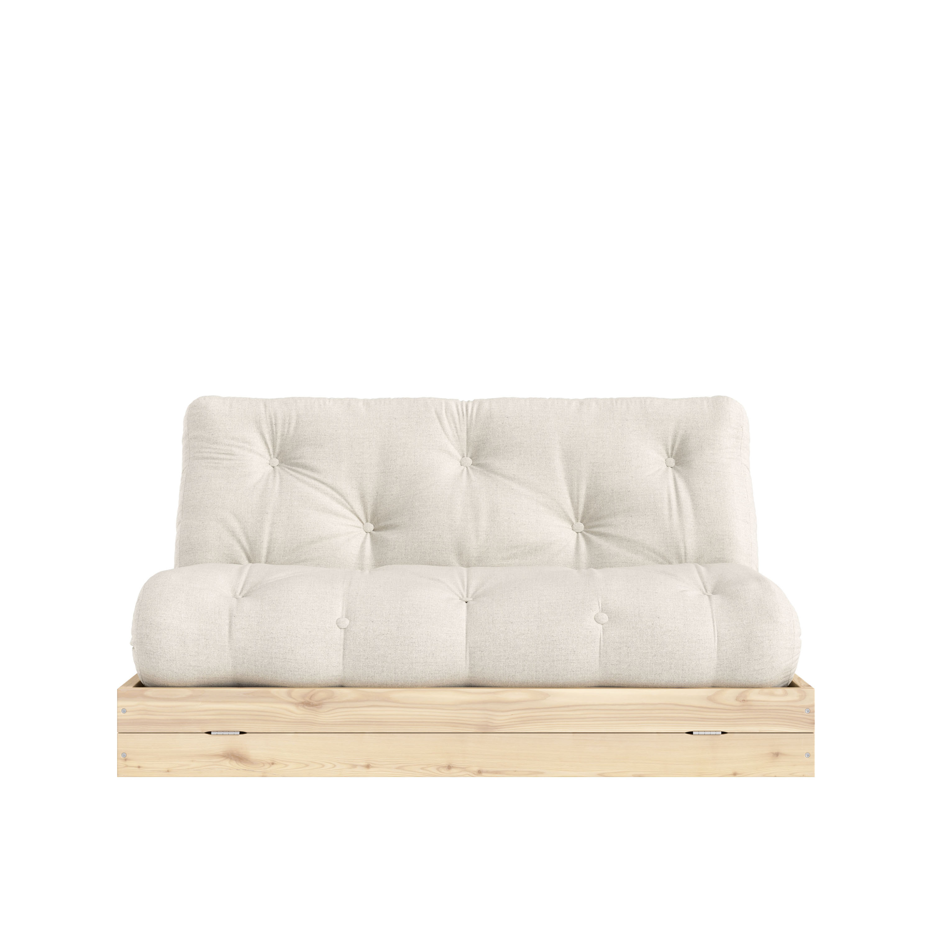 Karup Design Flip Vuodesohva Raw patjalla Linen 140x200