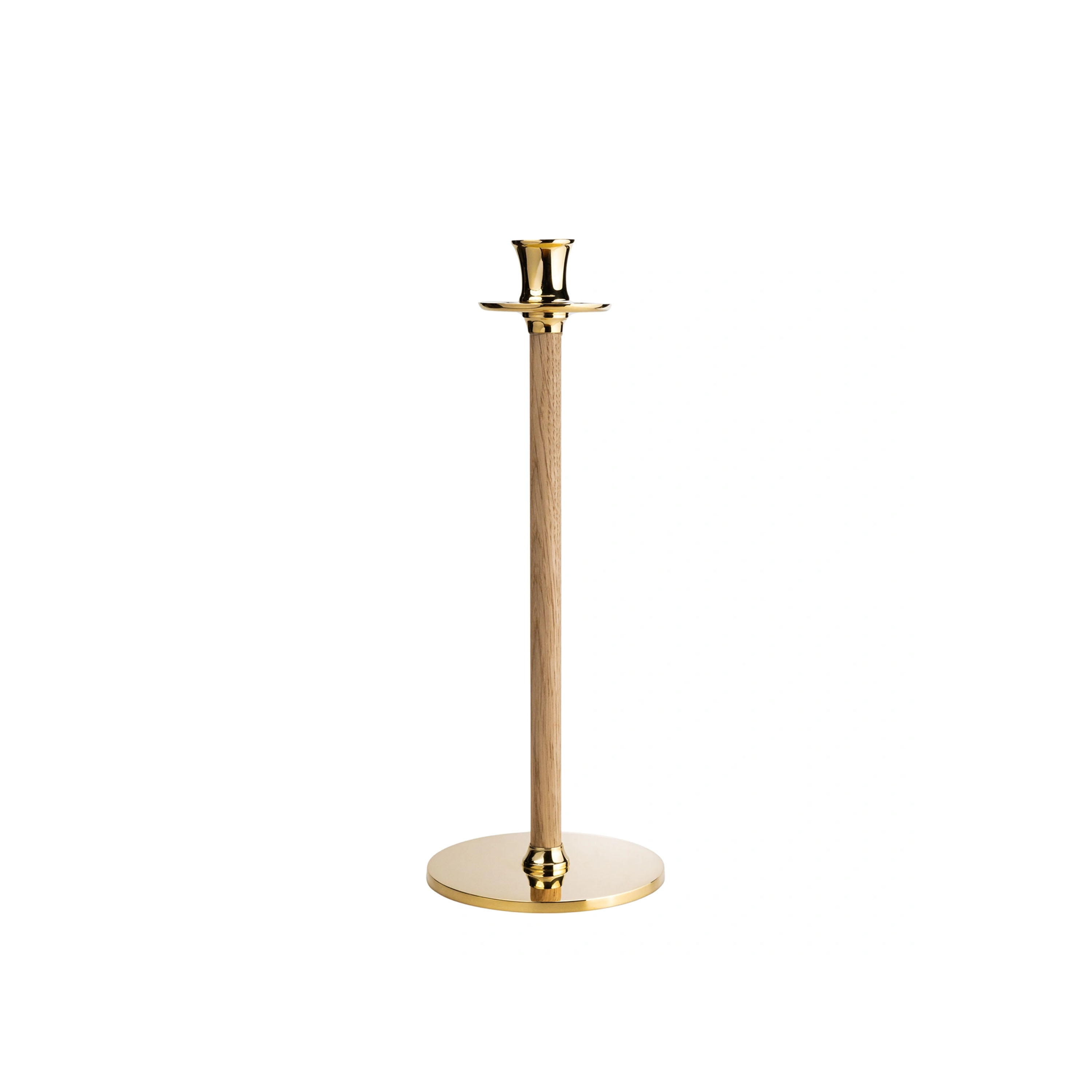 Alto Basso Ljusstake Gold/White pigmented 40cm
