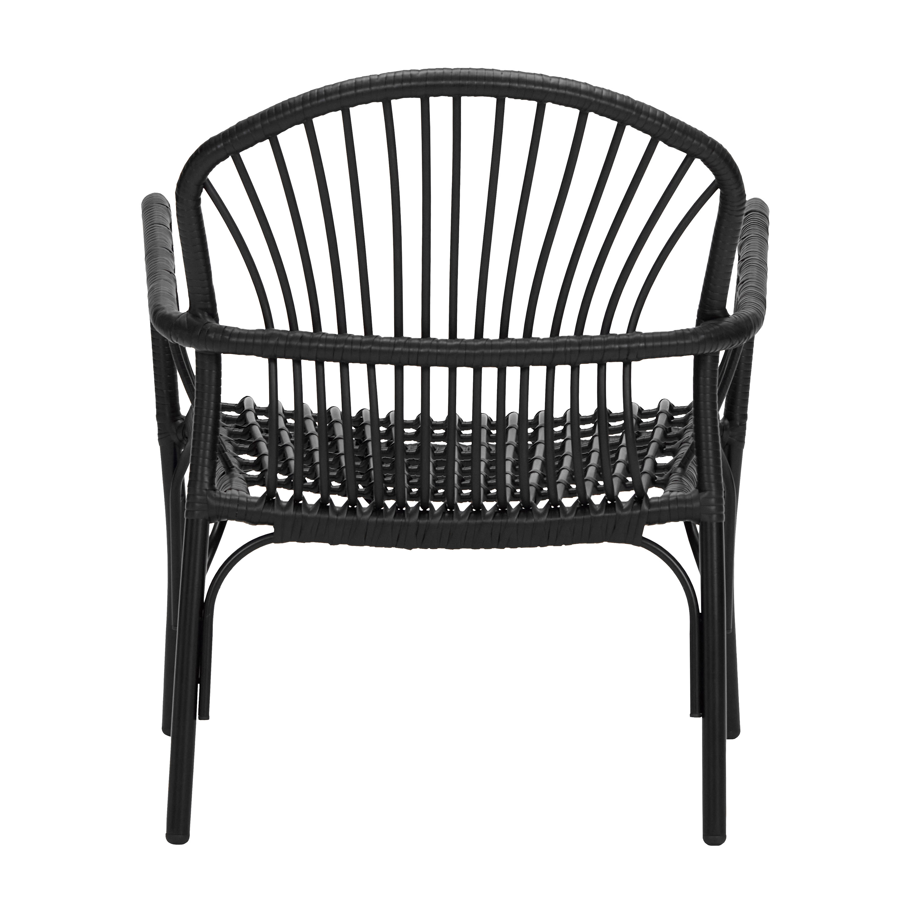 House Doctor Brea Lounge-tuoli Musta