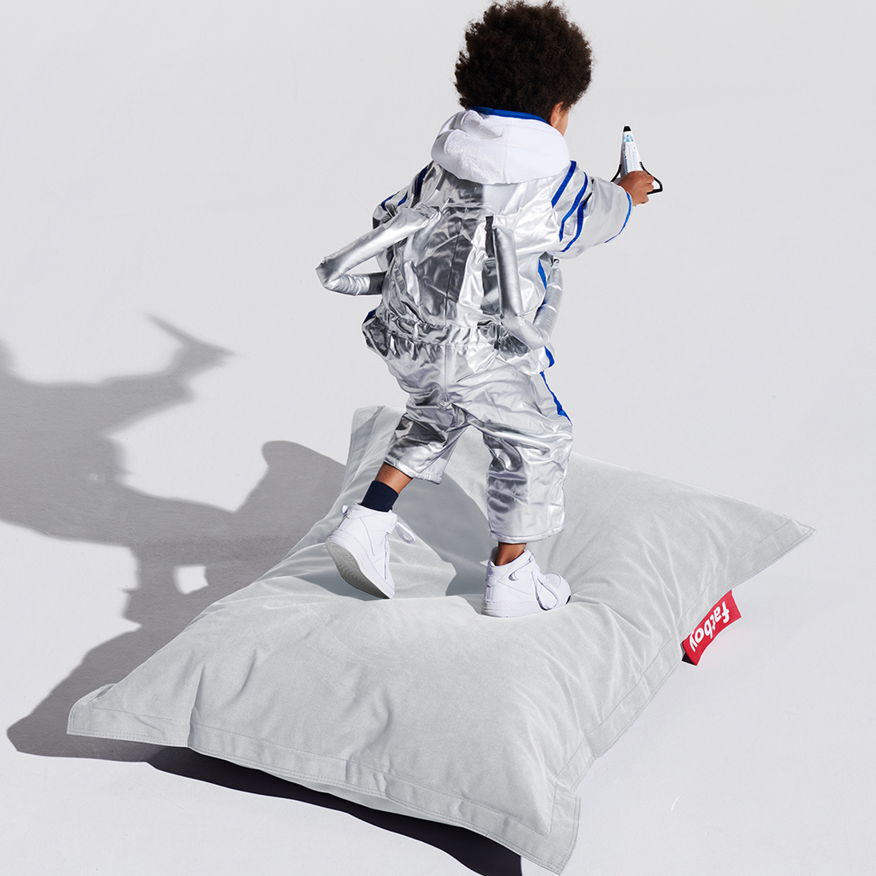 Fatboy Junior Recycled Sitzpouf Kühles Grau