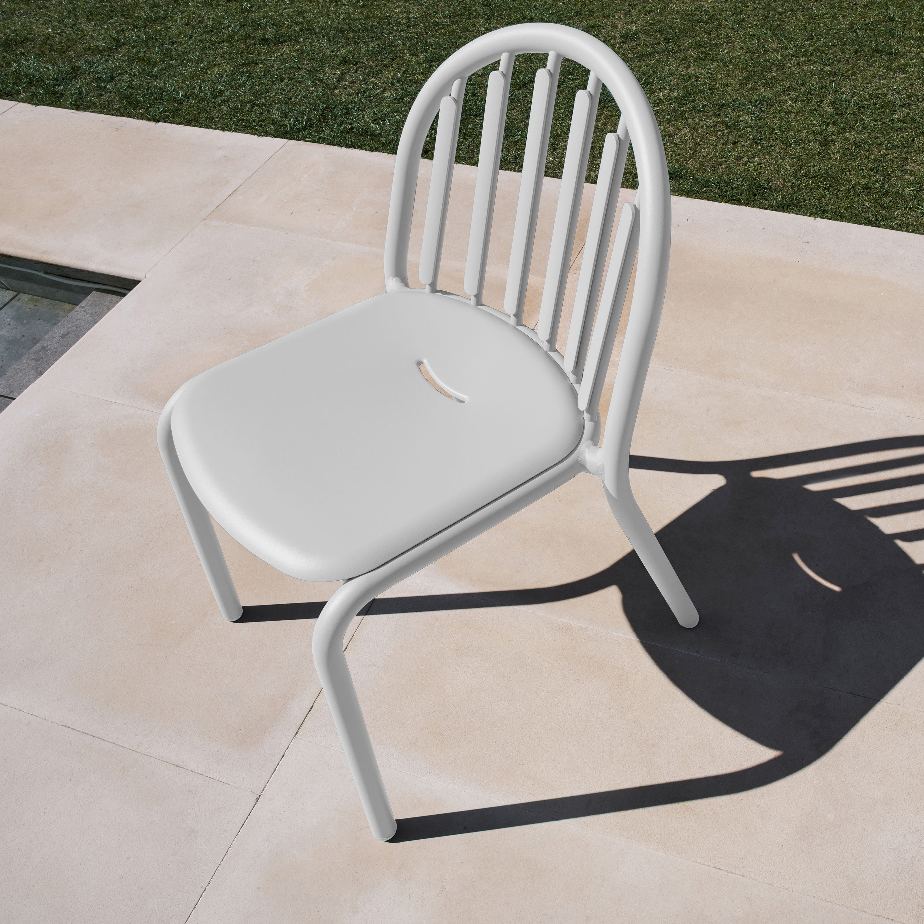 Fatboy Fred's Essstuhl Light Grey 2er-Pack