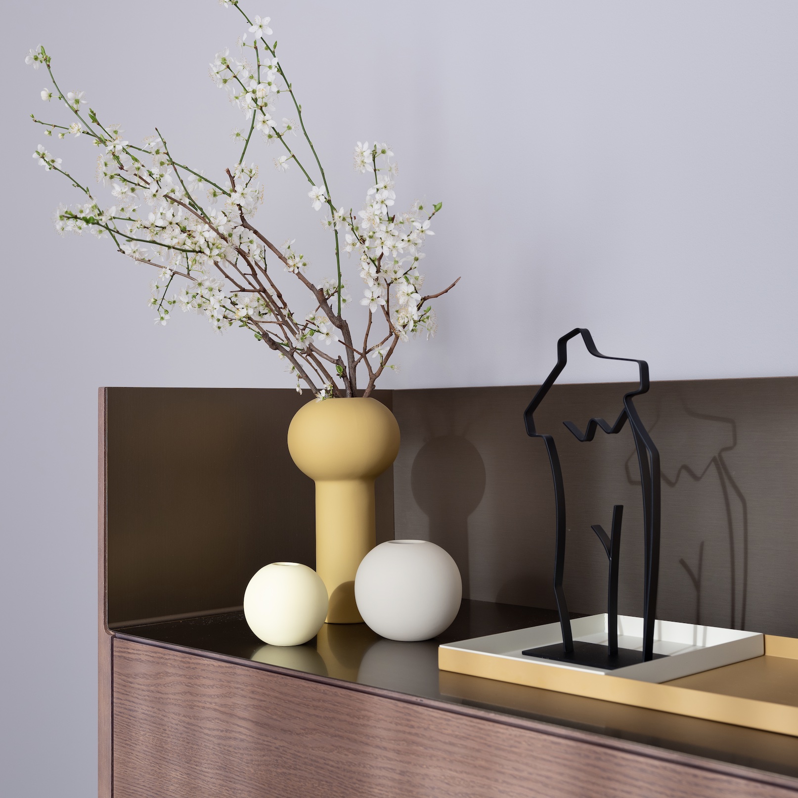 Cooee Design Wire Ruth Dekoration Black