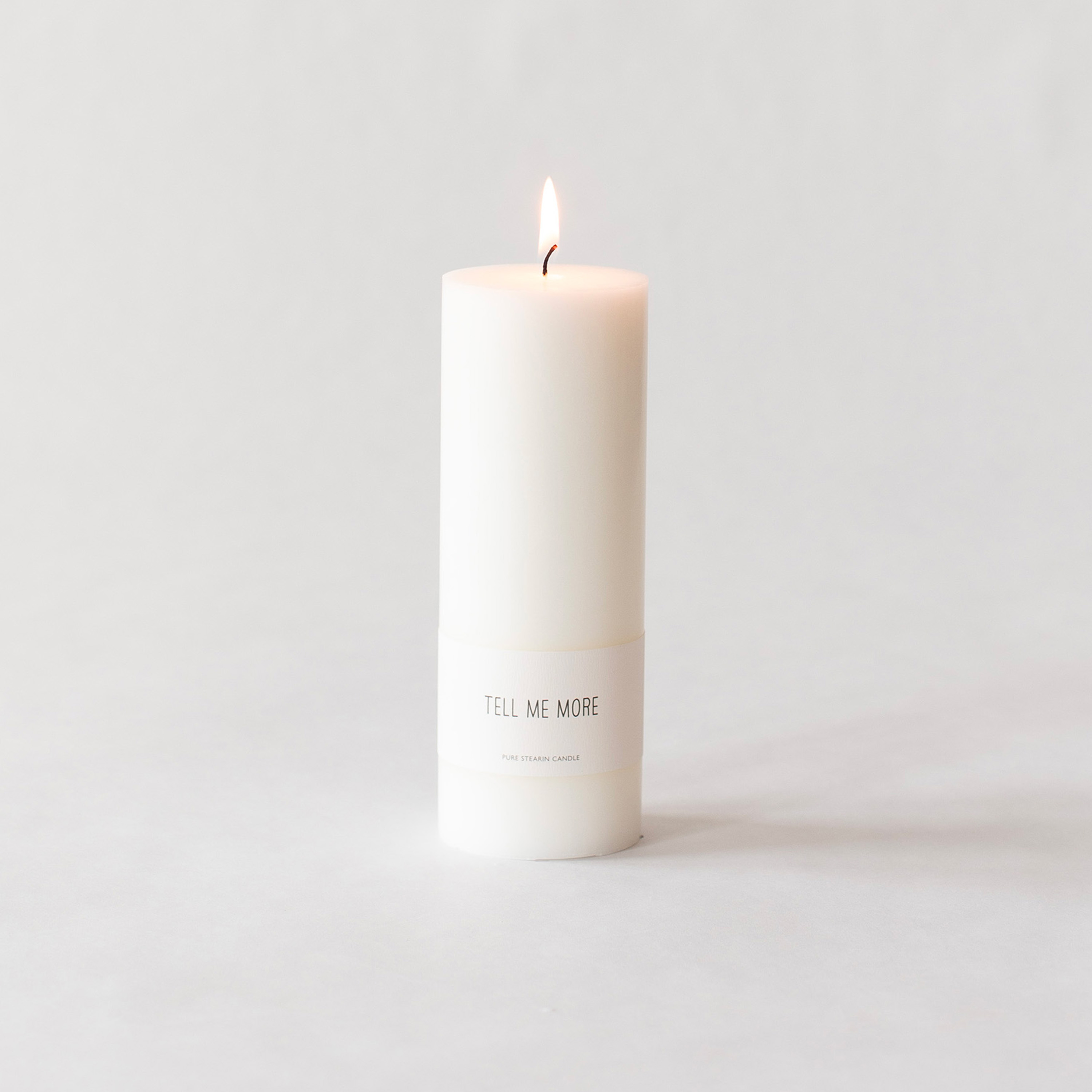 Tell me more Stearinljus Large