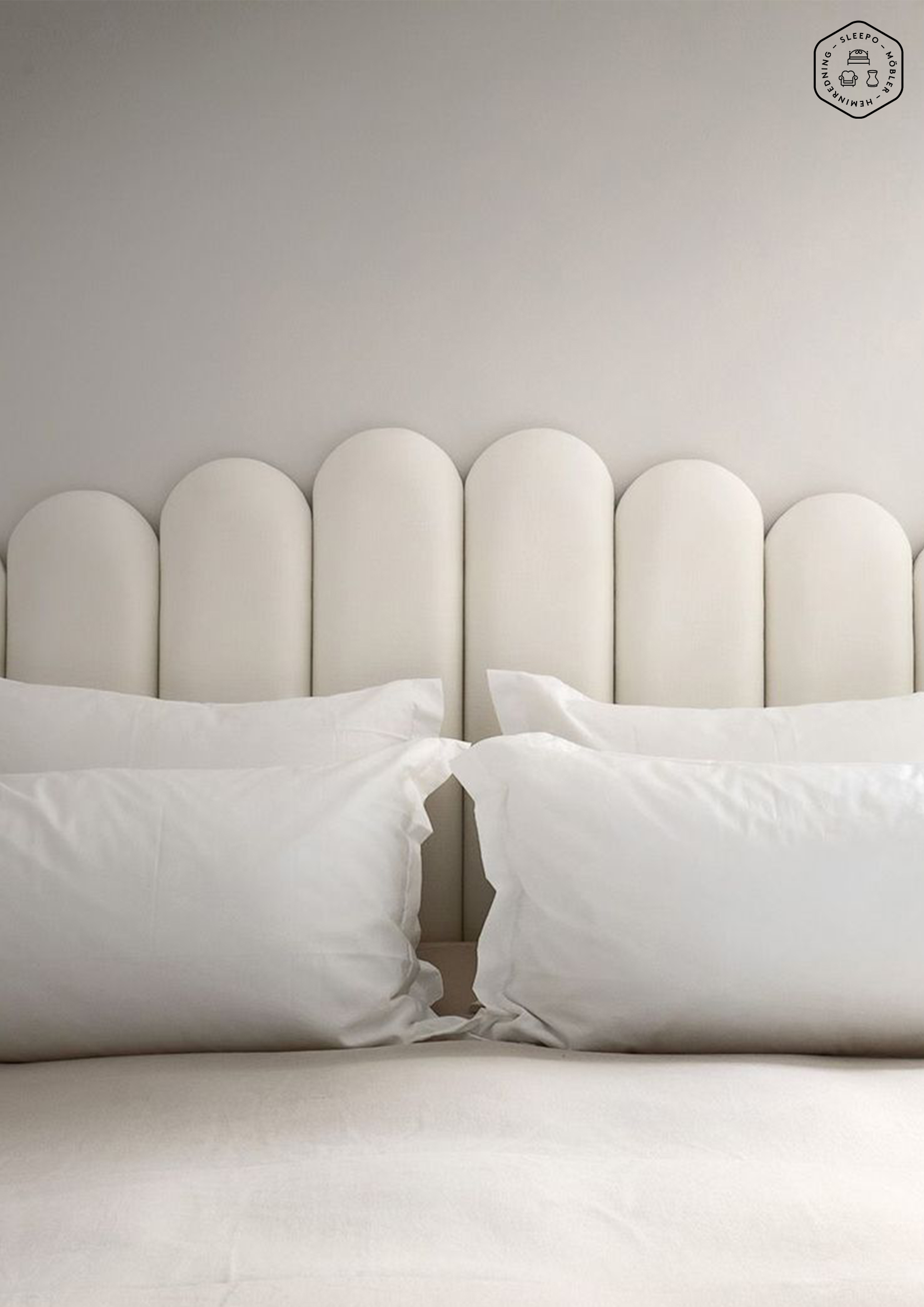 Sleepo Collection Art Sänggavel Vit 160cm