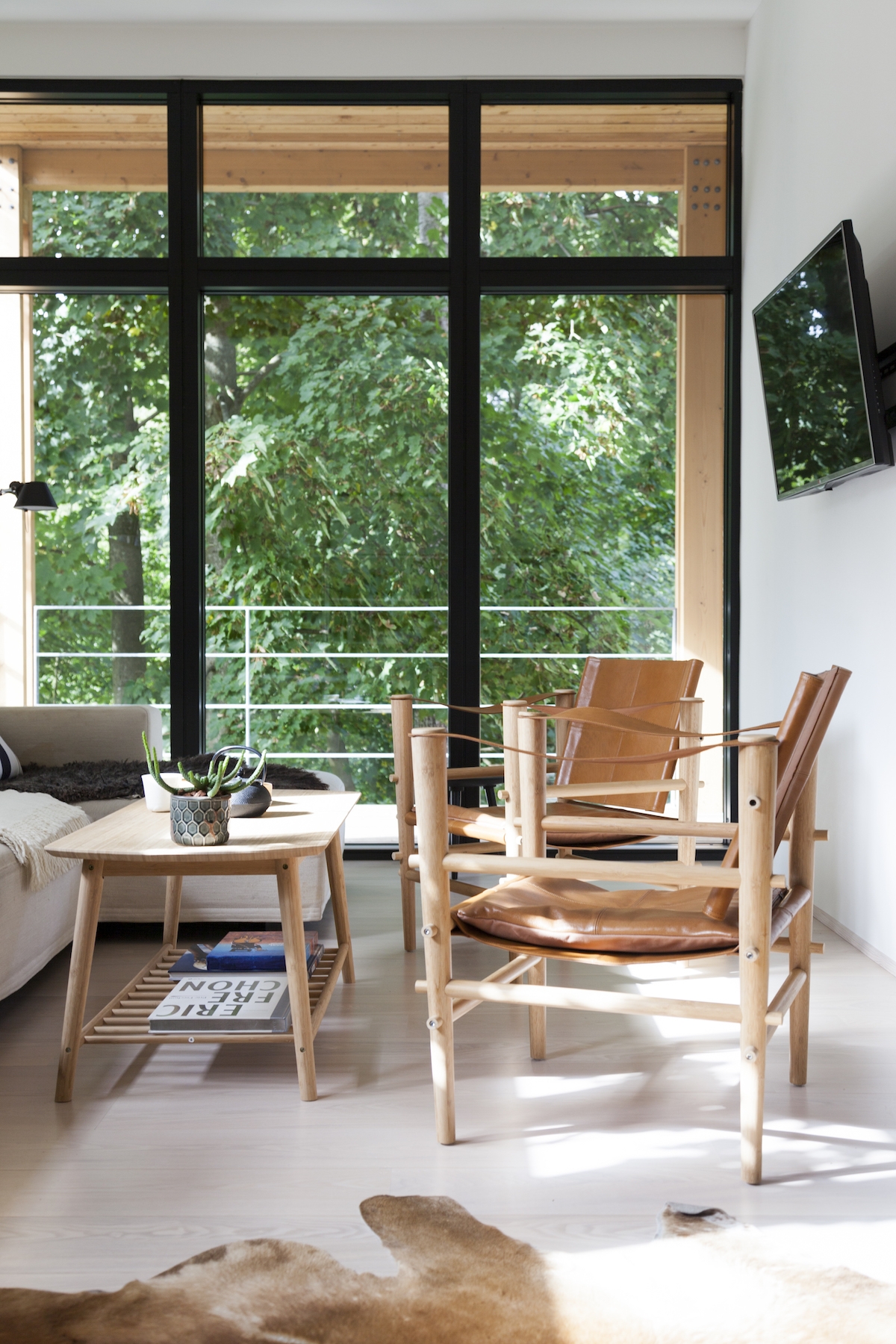 Cinas Noble Safari Loungestol Brun/Trä