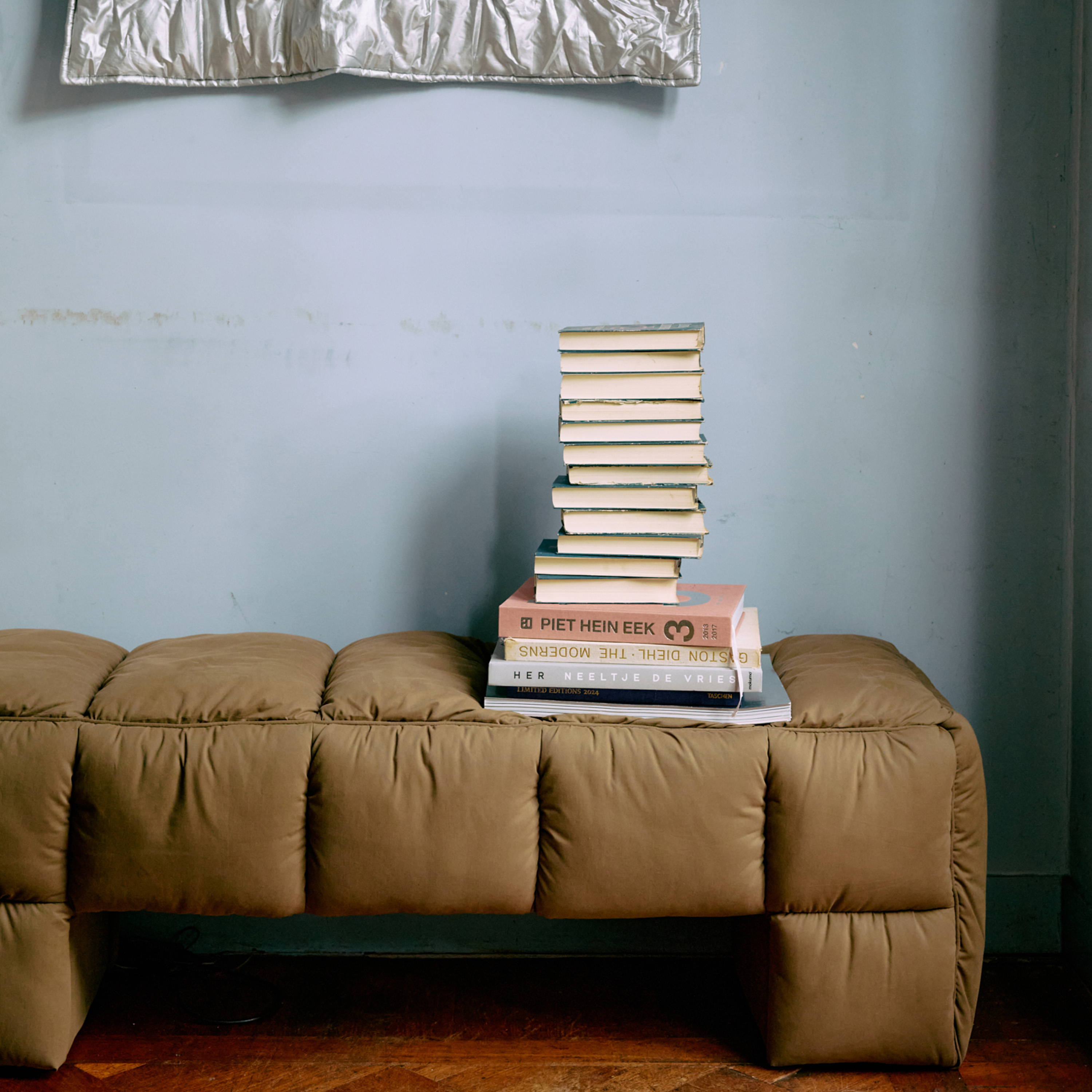 HKliving Puffy Bänk Olive