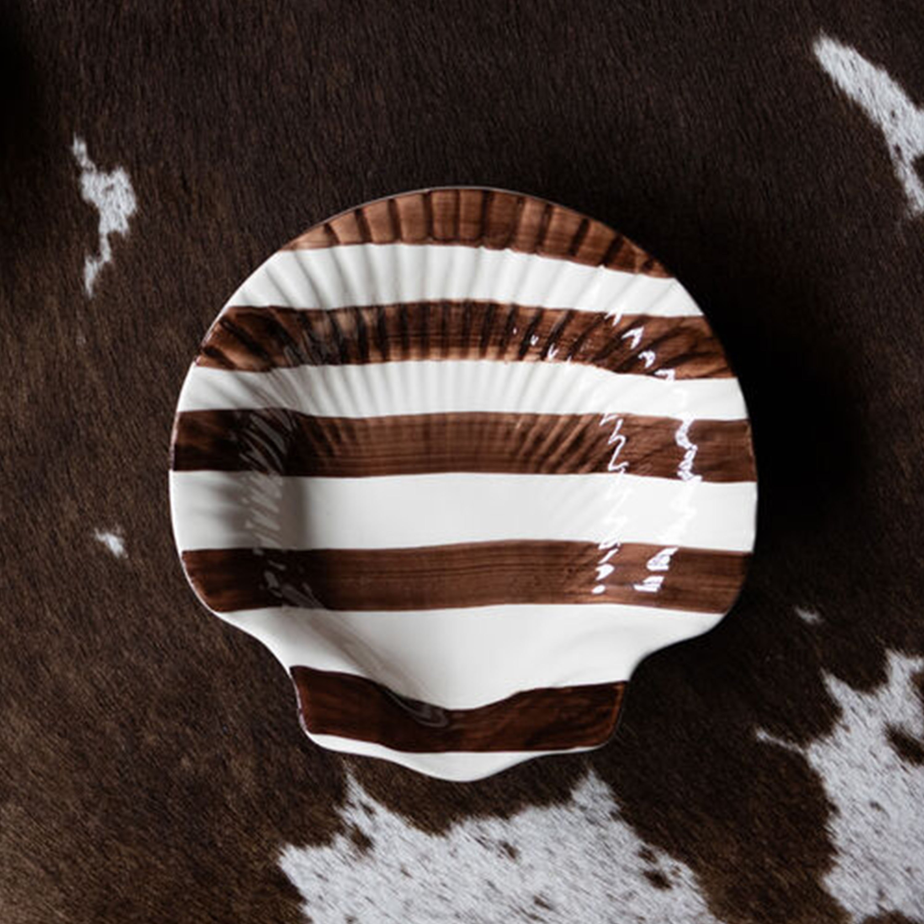 Byon Armona Tallrik Dark Brown/White Ø27