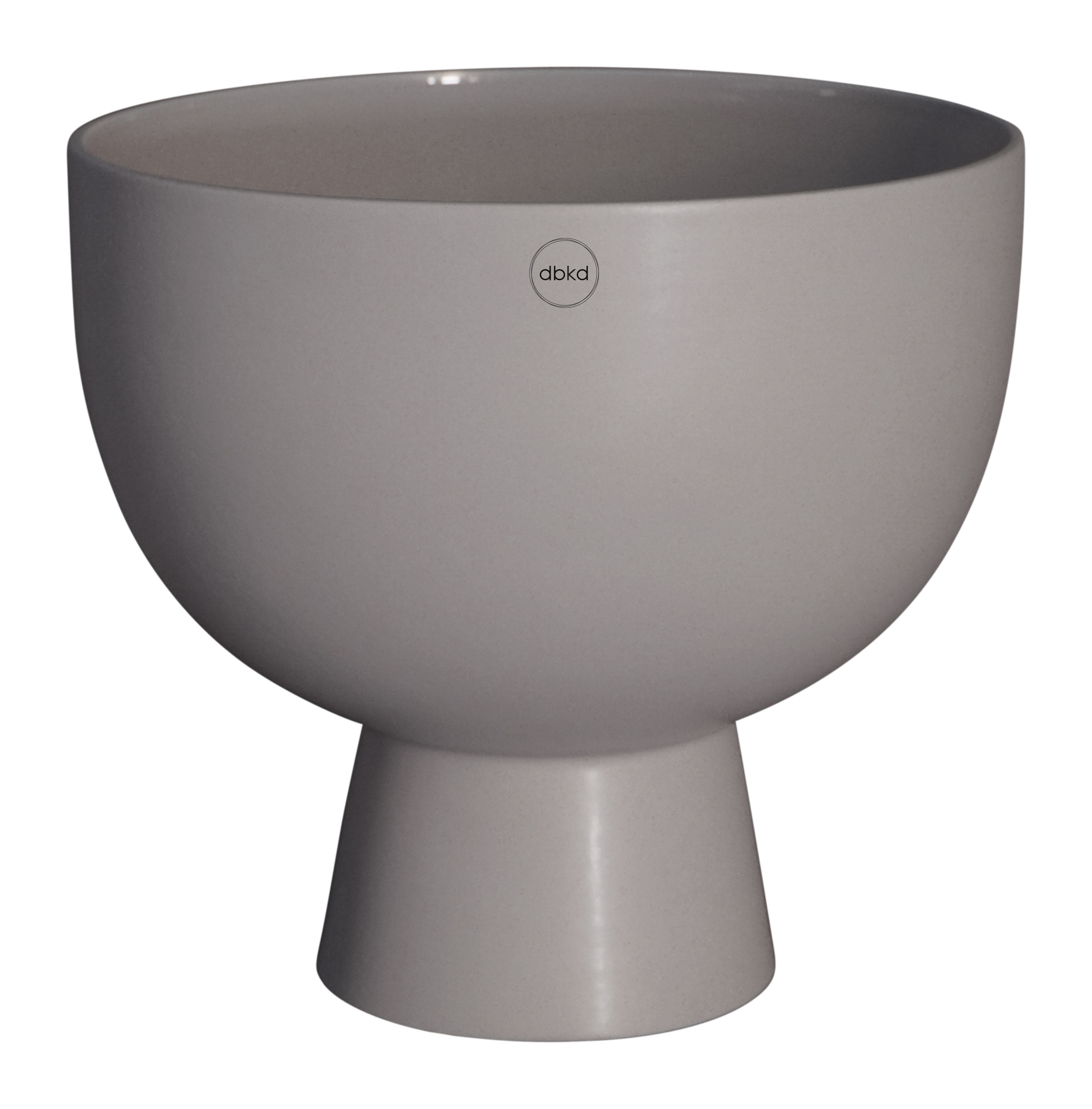 DBKD - Figure Blumentopf Mole Large - Grau - Töpfe