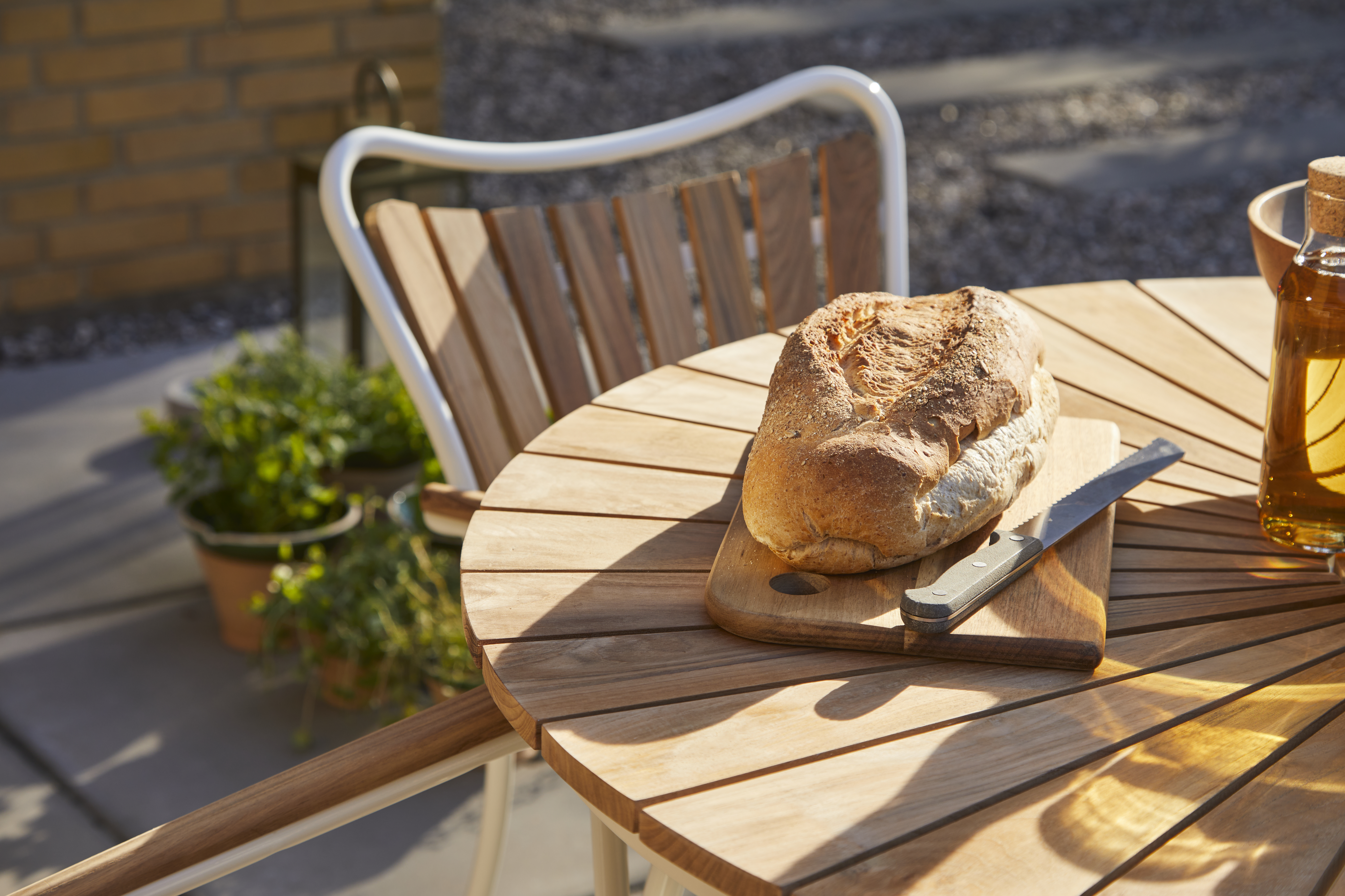 Cinas Ellen Esstisch Weiß Ø110 cm
