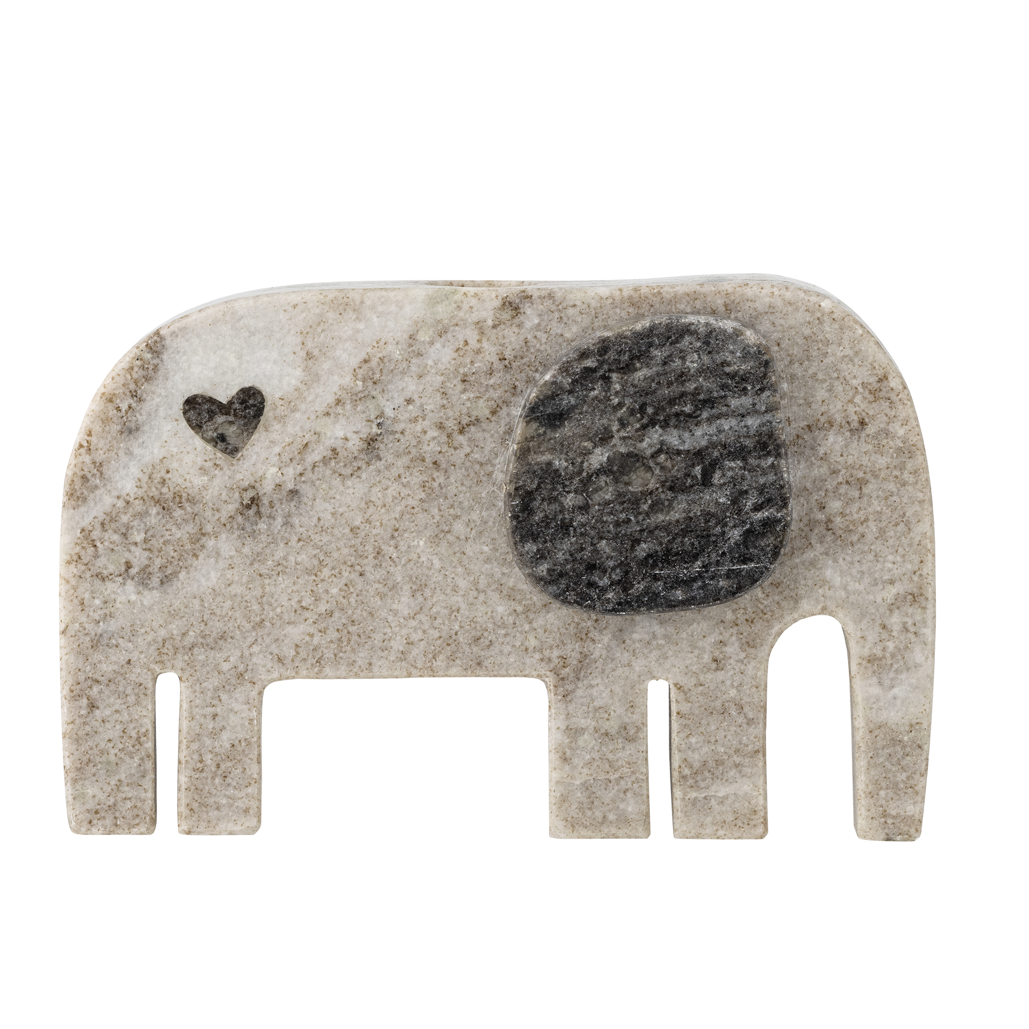 Bloomingville Camy Elefant Dekoraatio Marmori Luonto 18cm