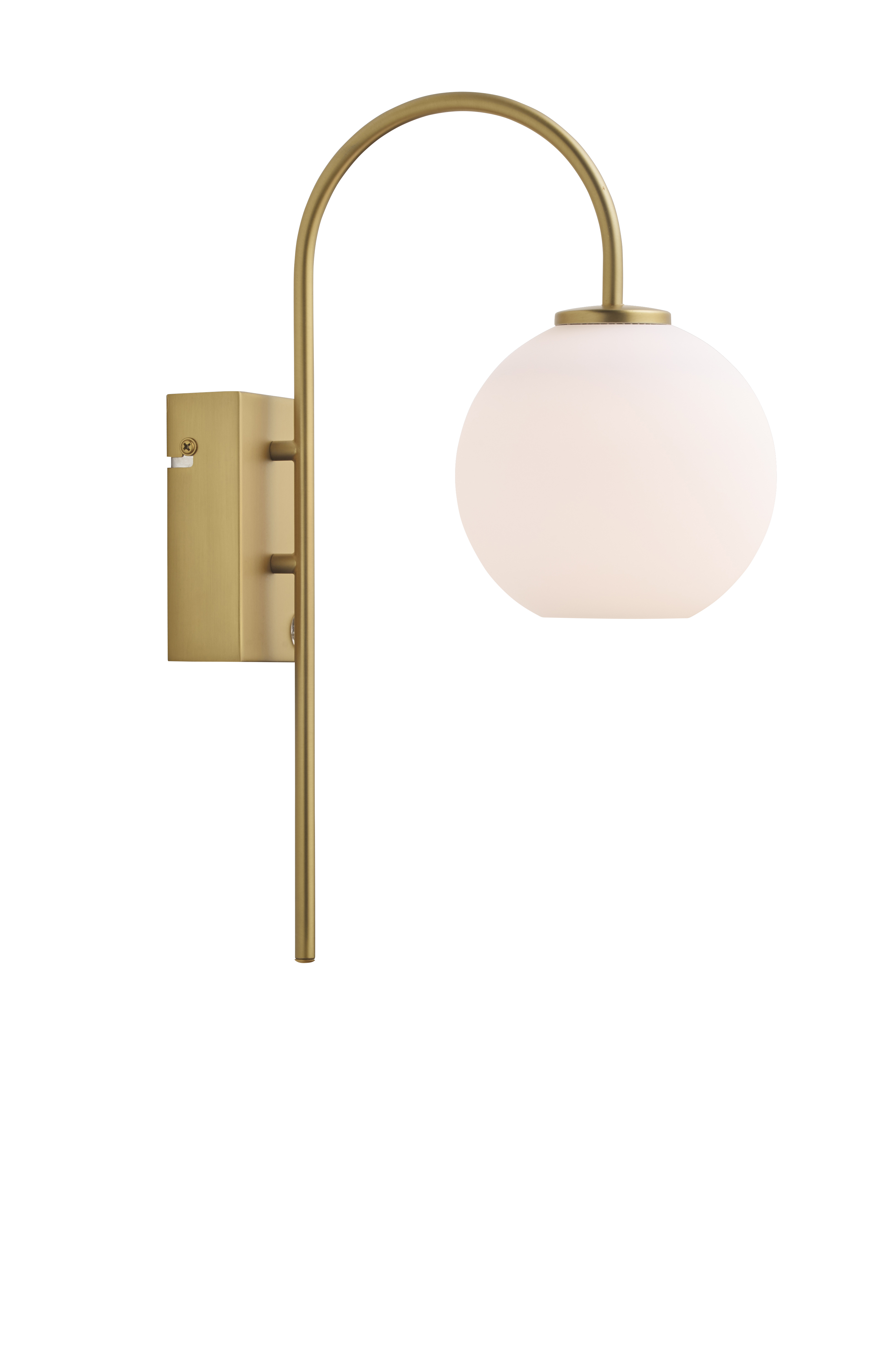 Herstal - Ballon Vägglampa Mässing - Guld