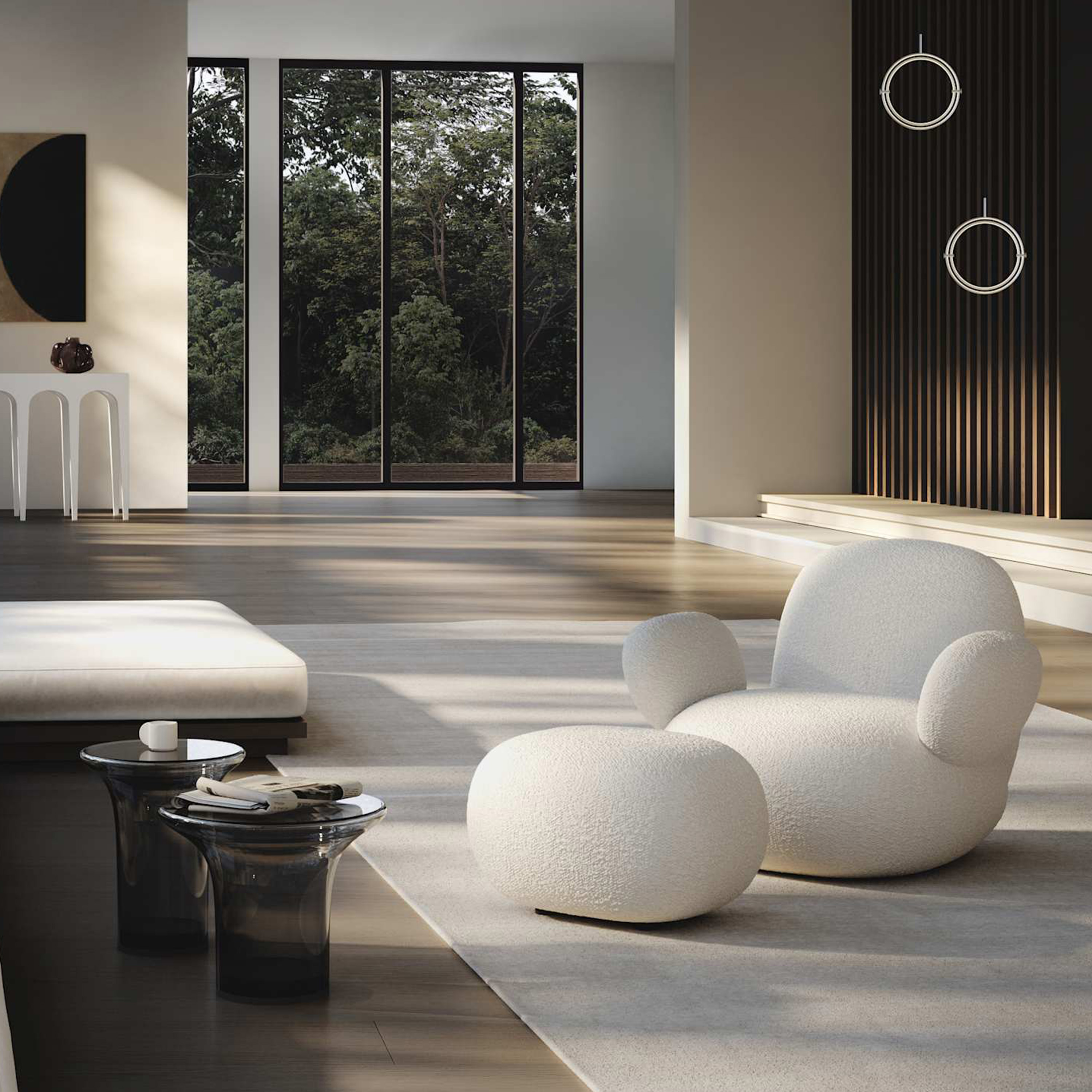 101 Copenhagen Toe Fåtölj Off White