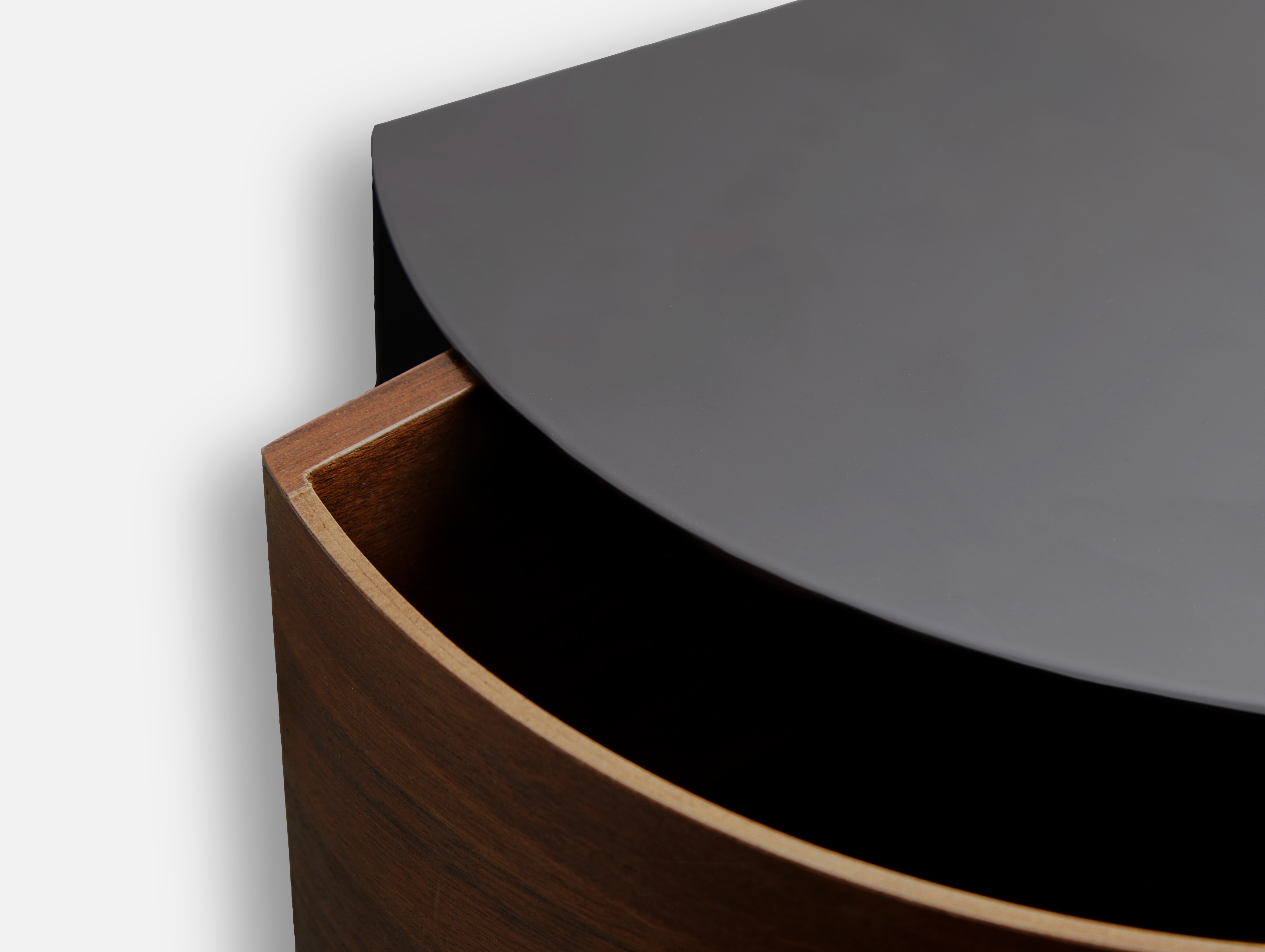 Woud Wallie Vägghängd Hylla Black/Walnut