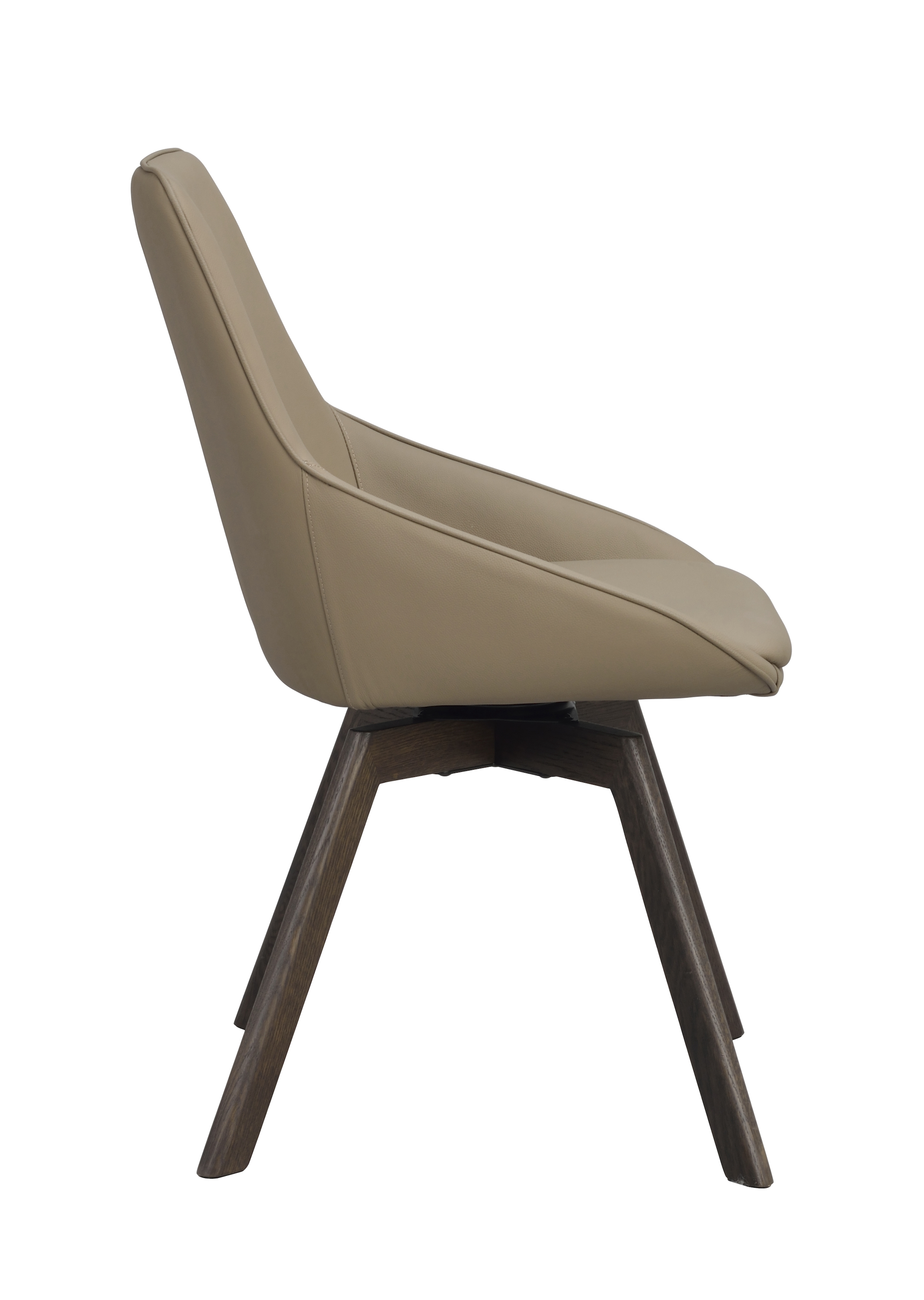 Rowico Home Alison Matstol Beige Läder/Brun