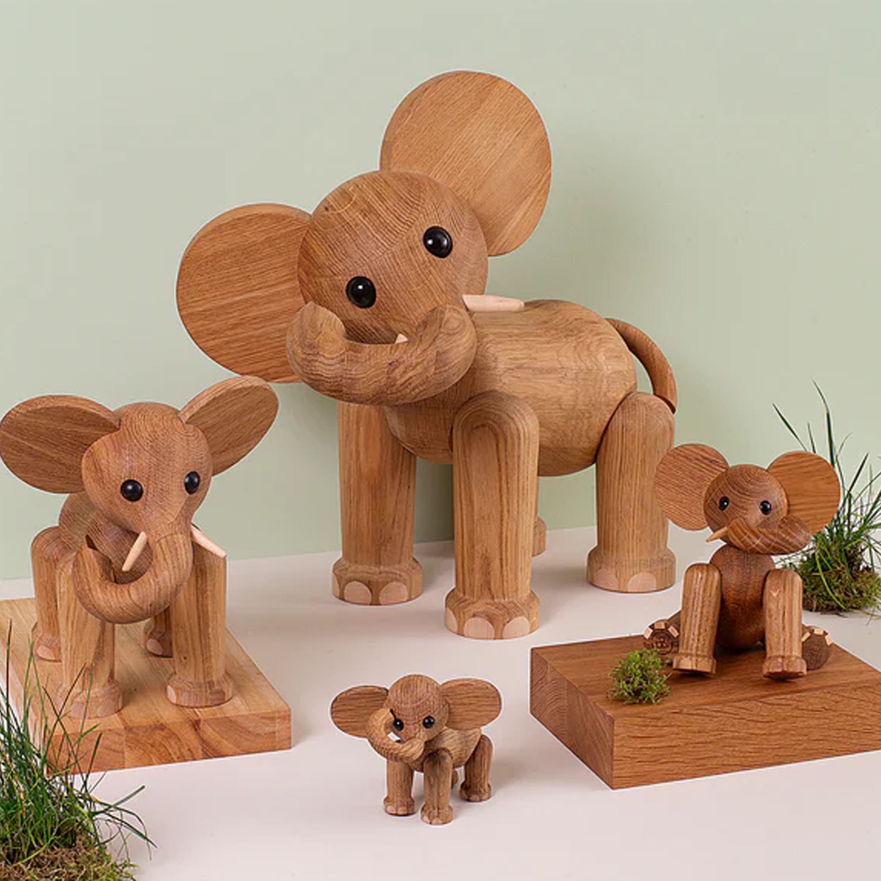 Spring Copenhagen Maggie Elefantdekoration Eiche 23cm