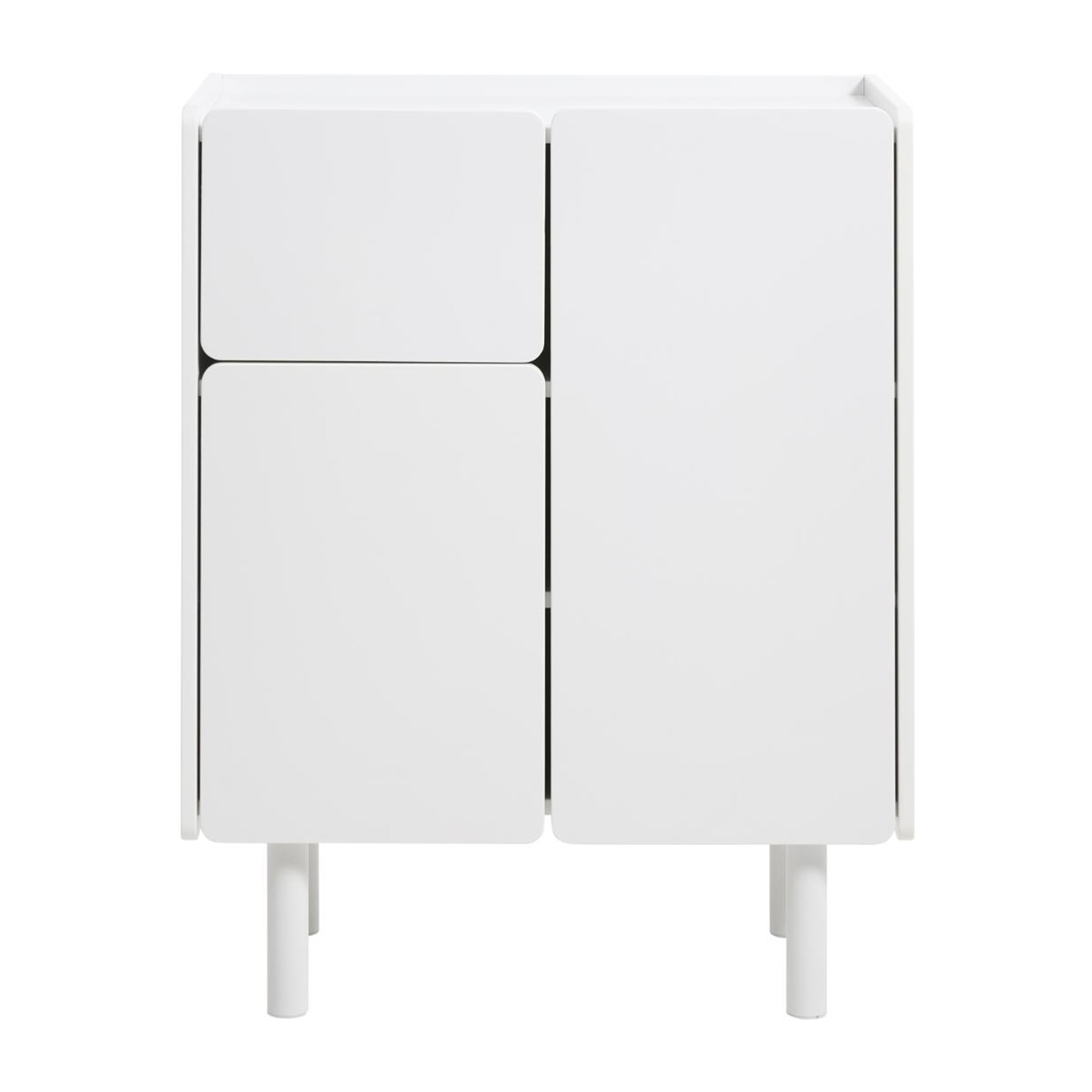 Sonja Schrank Weiß 100x80