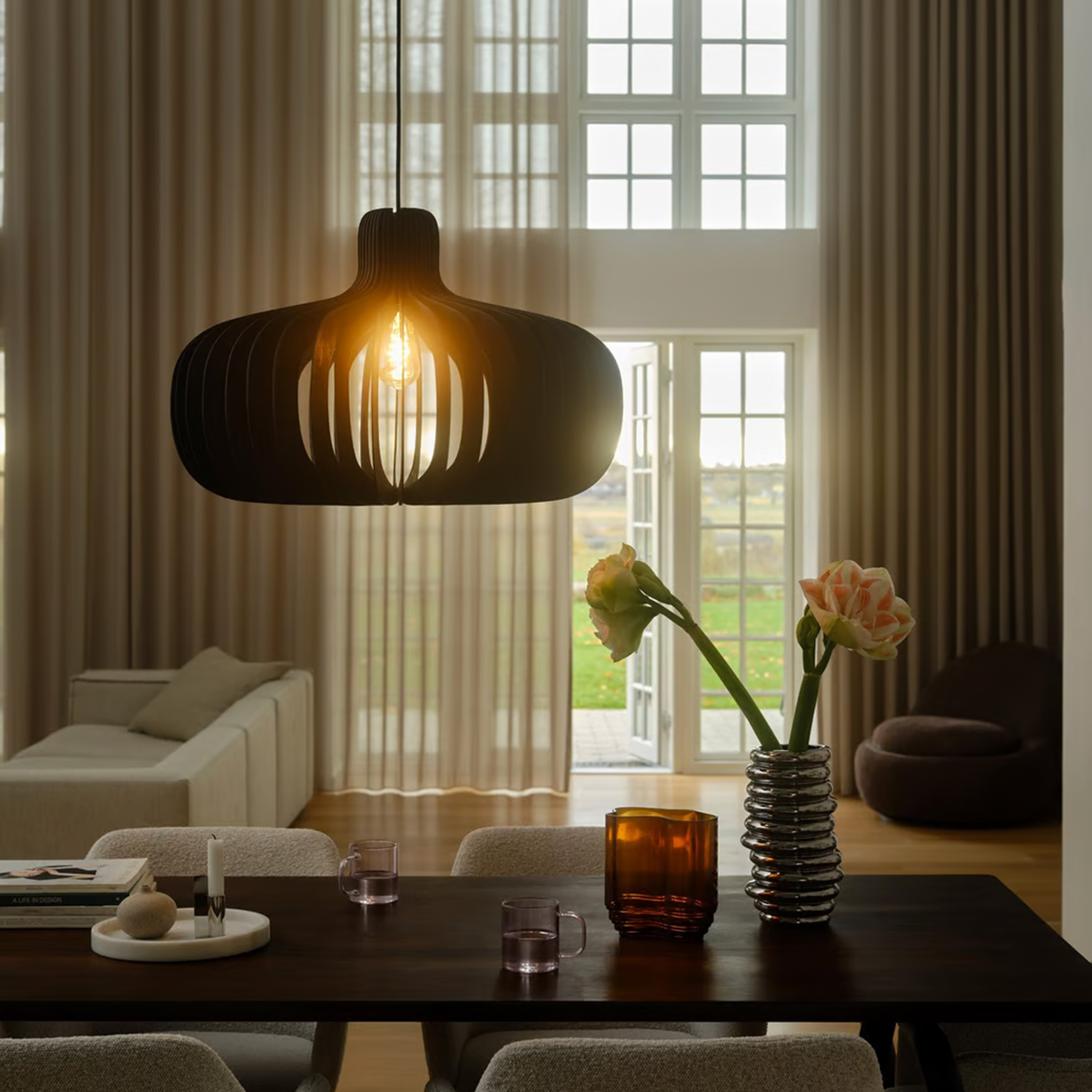 Nordlux Hazo 65 Kattovalaisin Musta