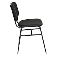 Rowico Home Brent Matstol Konstläder Svart