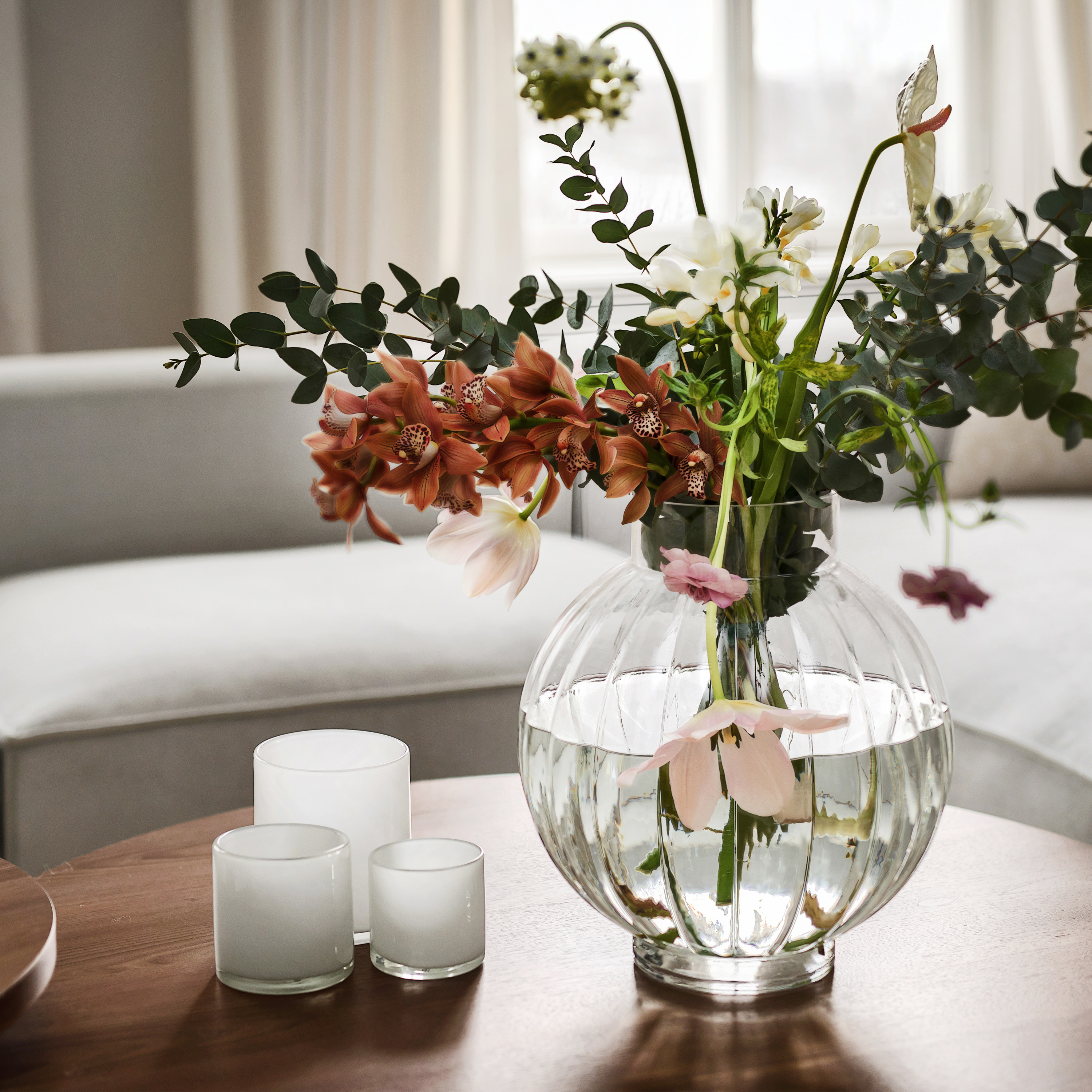 Tell me more Lyric Kynttilälyhty White 14 cm