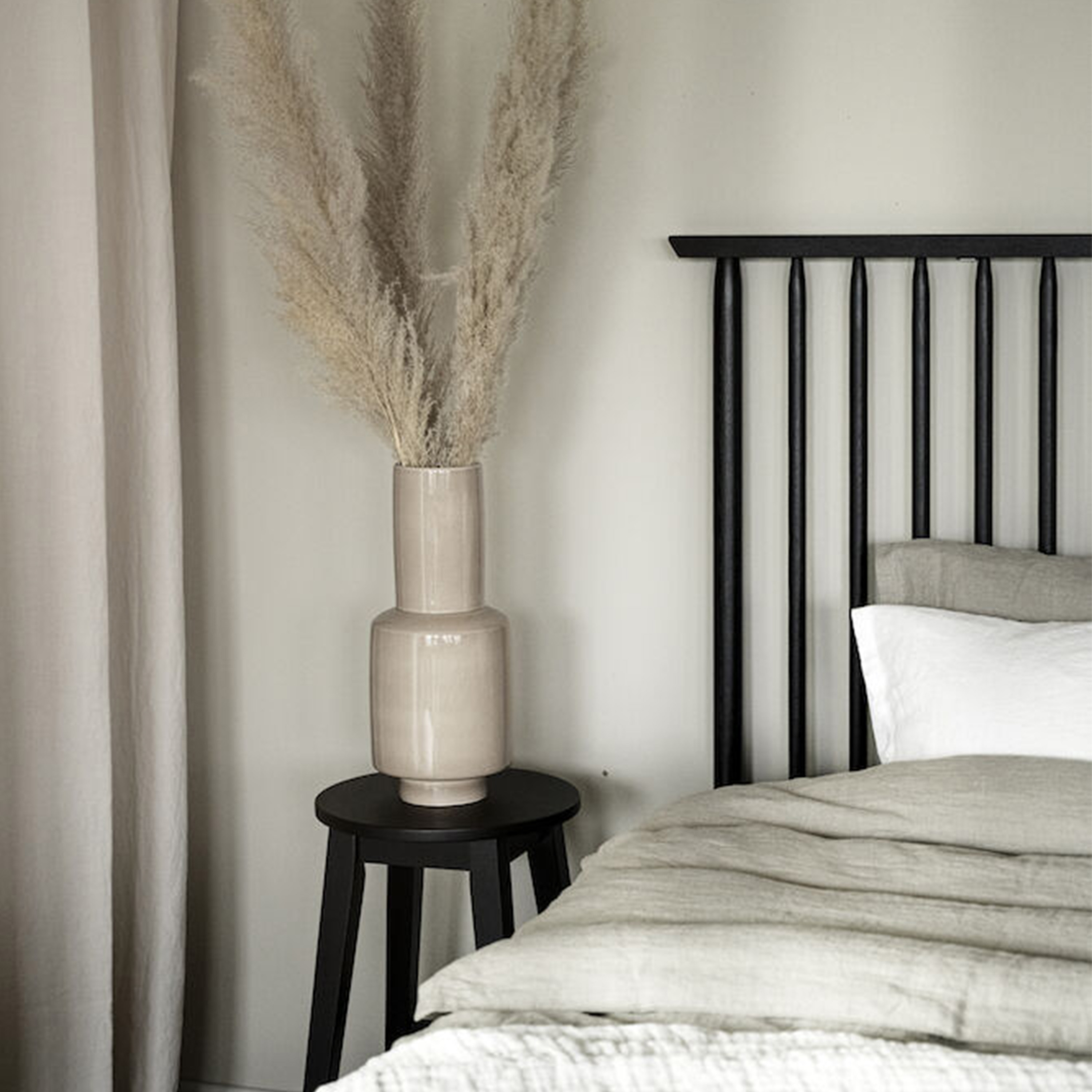 Rowico Home Austin Barstol Svartlackad Ek