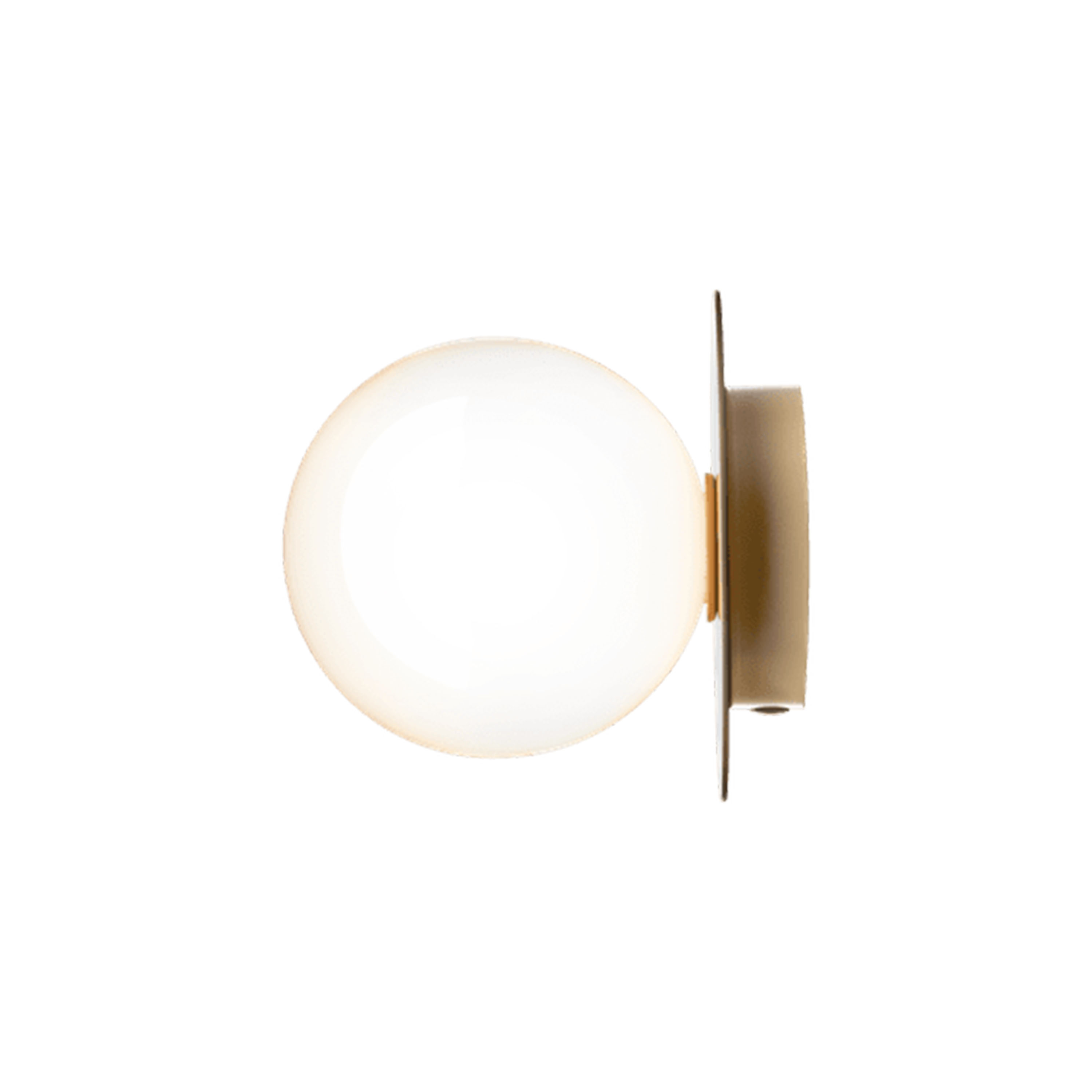 Nuura Liila 1 Vägg/Taklampa Nordic Gold/Opal Medium