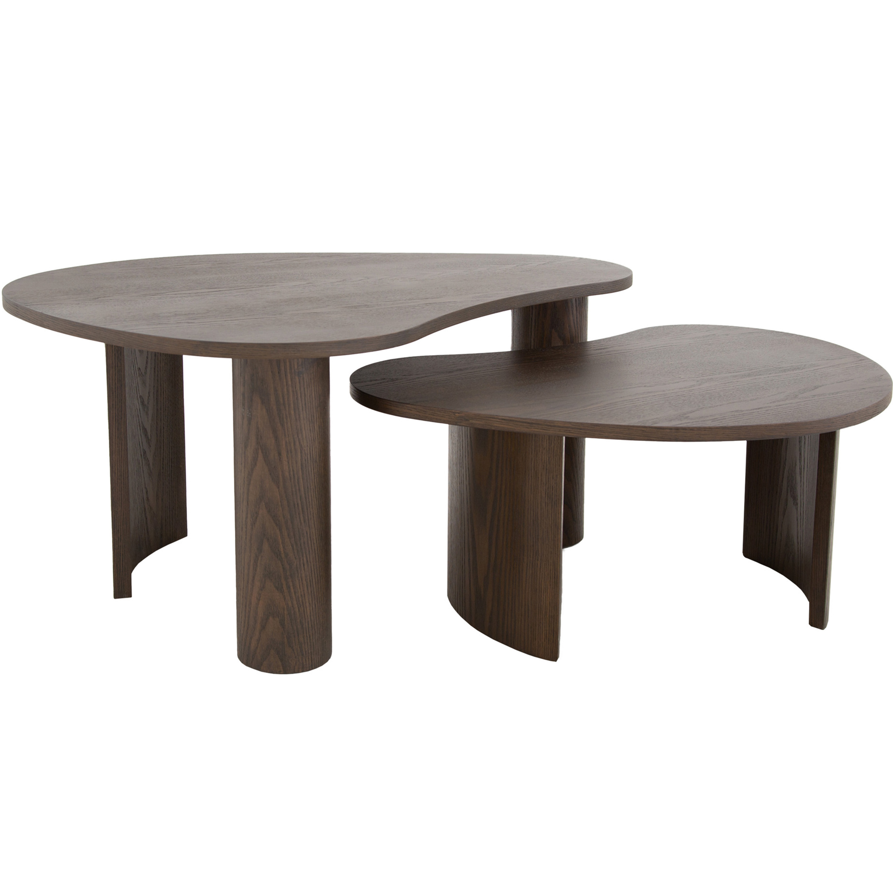 Carolin Satsbord Mörkbrun 2-pack