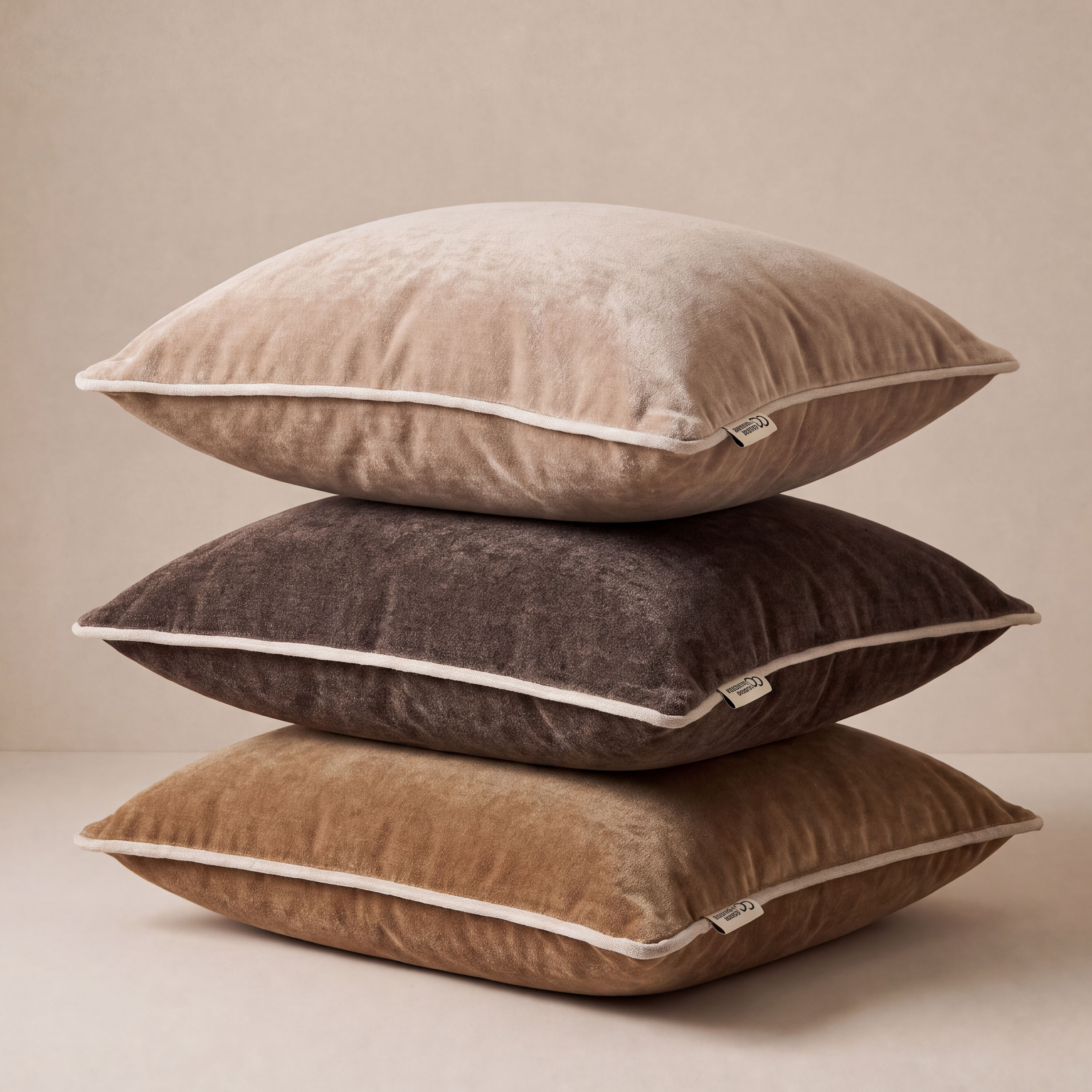 Classic Collection Velvet Stonewash Kuddfodral Gold 50x50