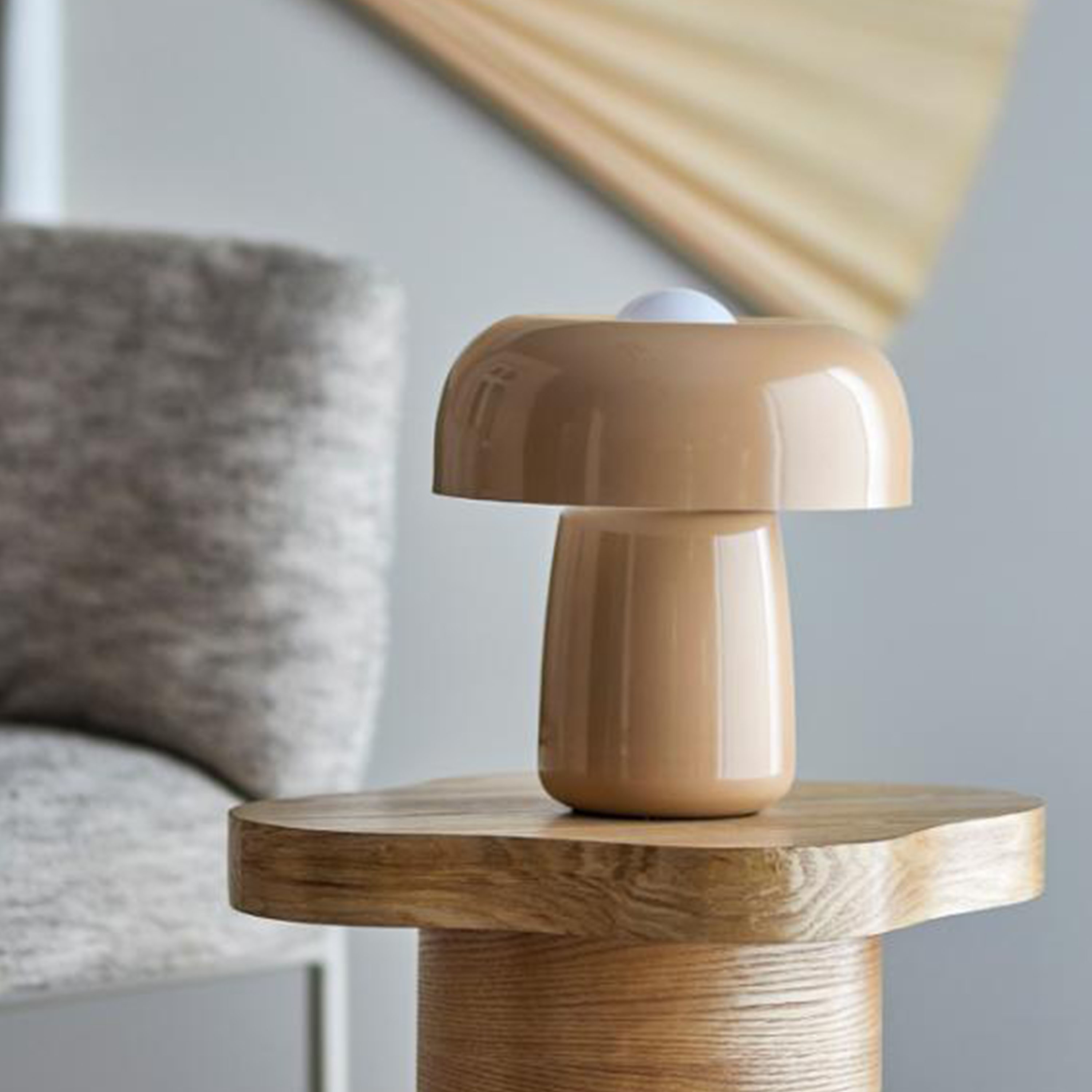 Bloomingville Ylva Tischlampe Nature 28cm