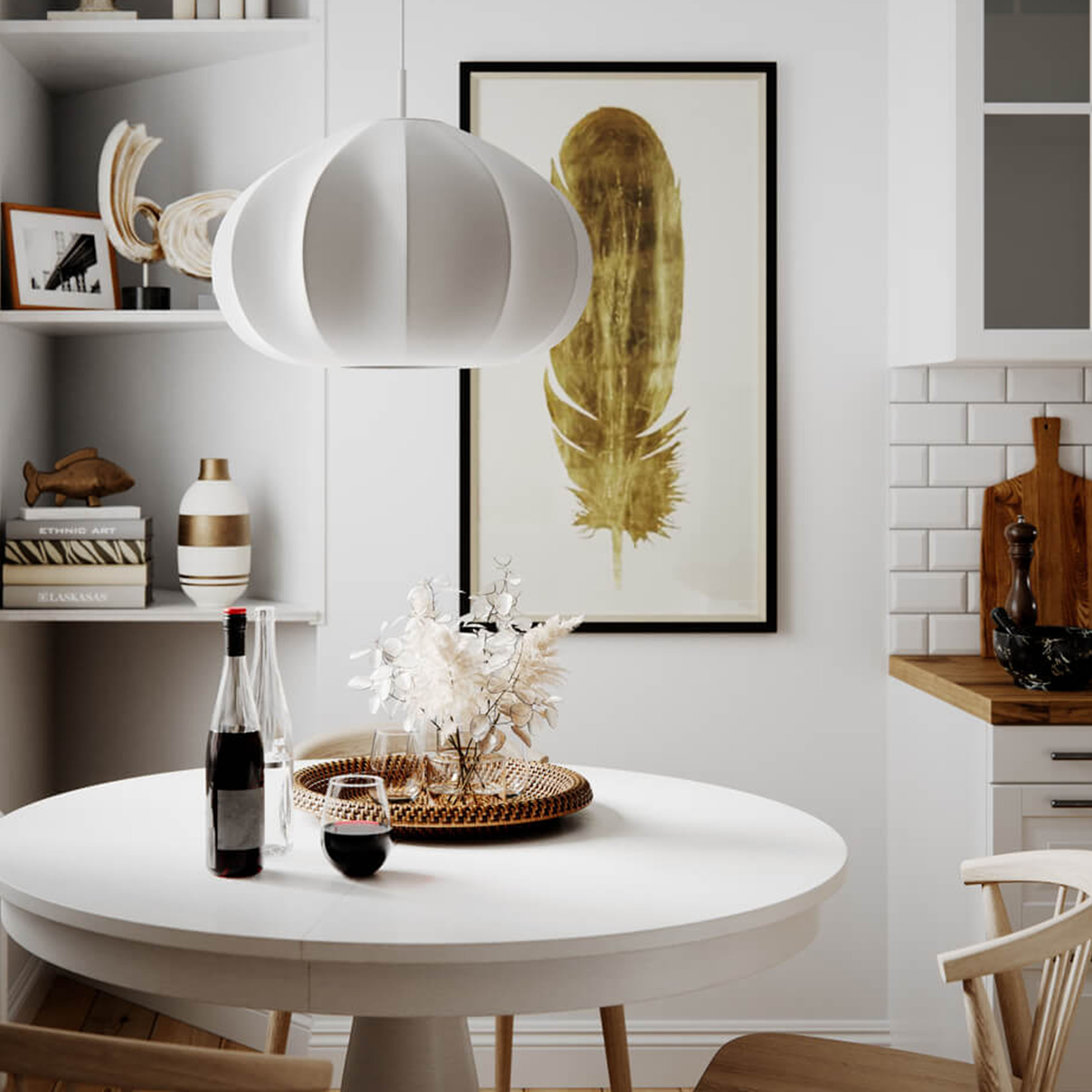 By Rydéns Ebba Taklampa Vit Ø50