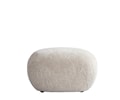 Toe Ottoman Fotpall Sheepskin Sandshell 60x45