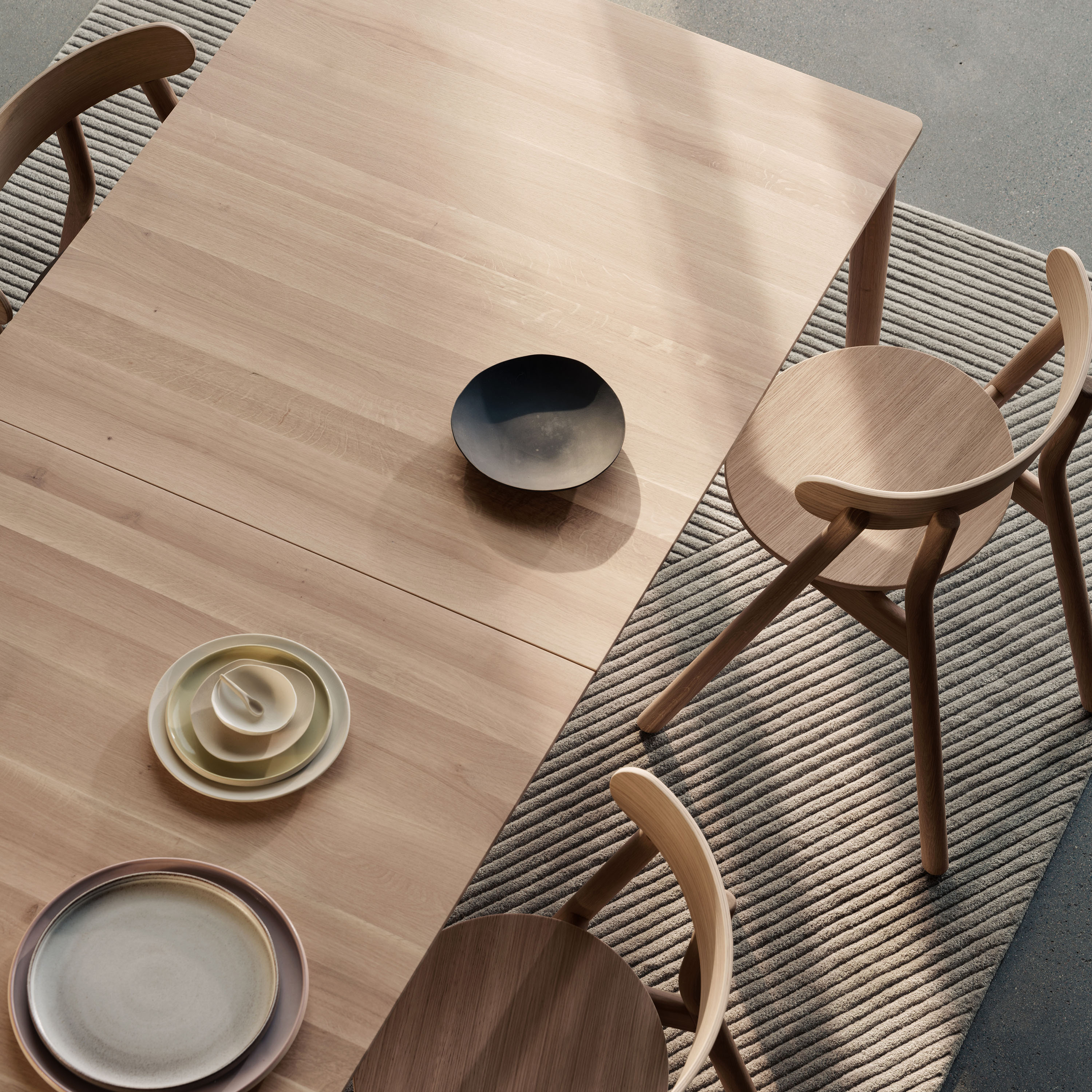 Northern Expand Matbord Light Oiled Oak 250X90