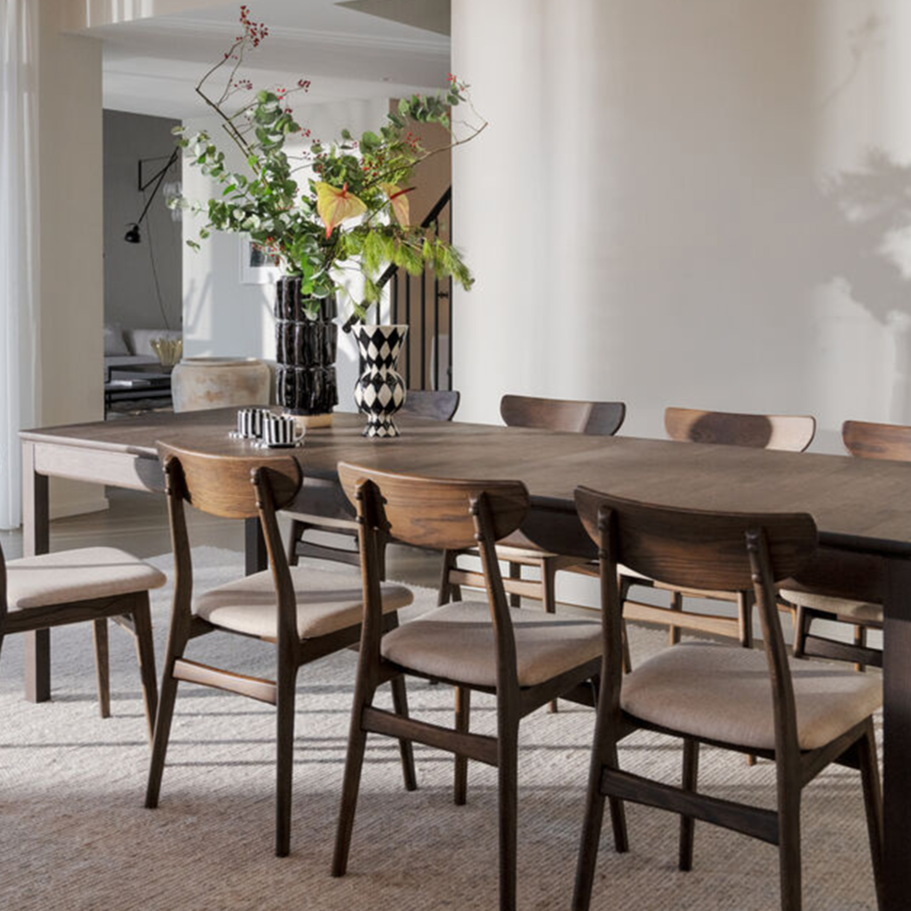 Rowico Home Gardner Iläggsskiva Brun Ek 95x50