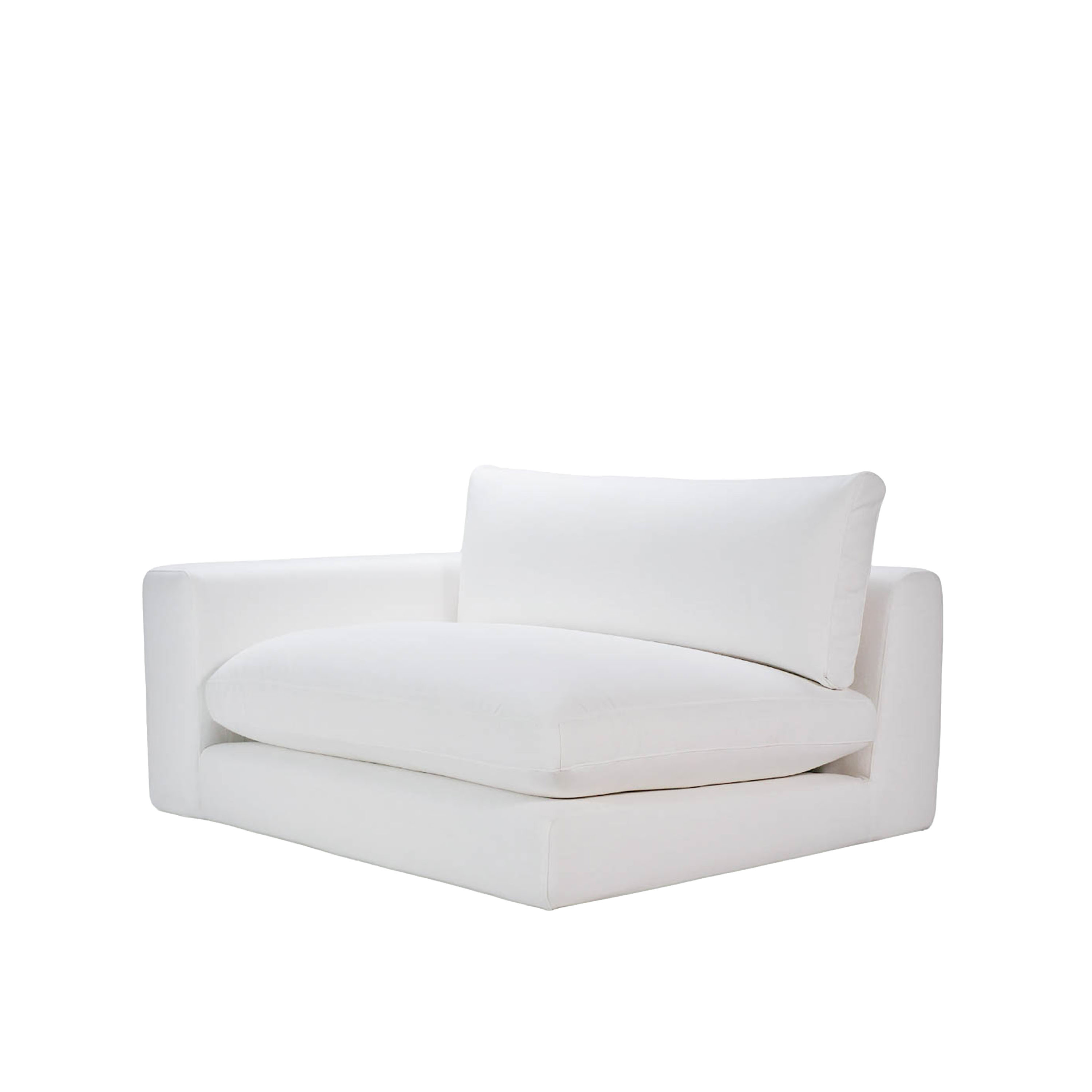 Capri 1.5-sits Soffmodul Vänster Armstöd White 142cm