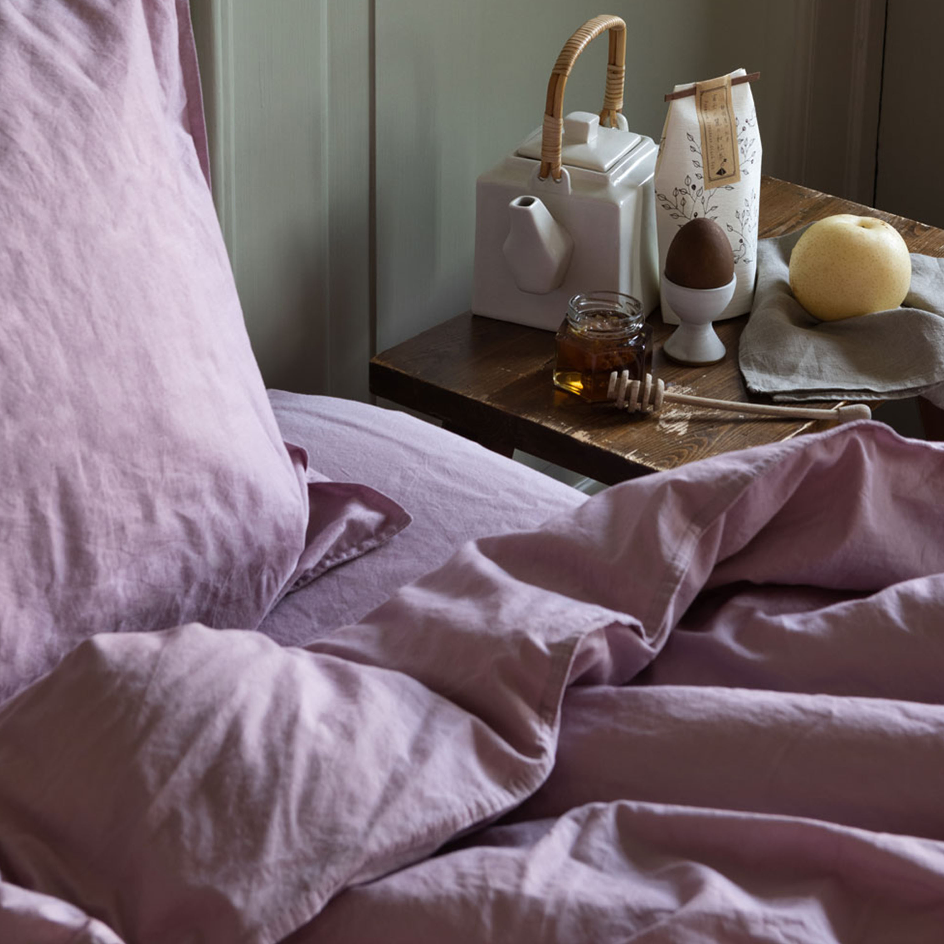 Midnatt Muotoonommeltu Lakana Aster 90x200