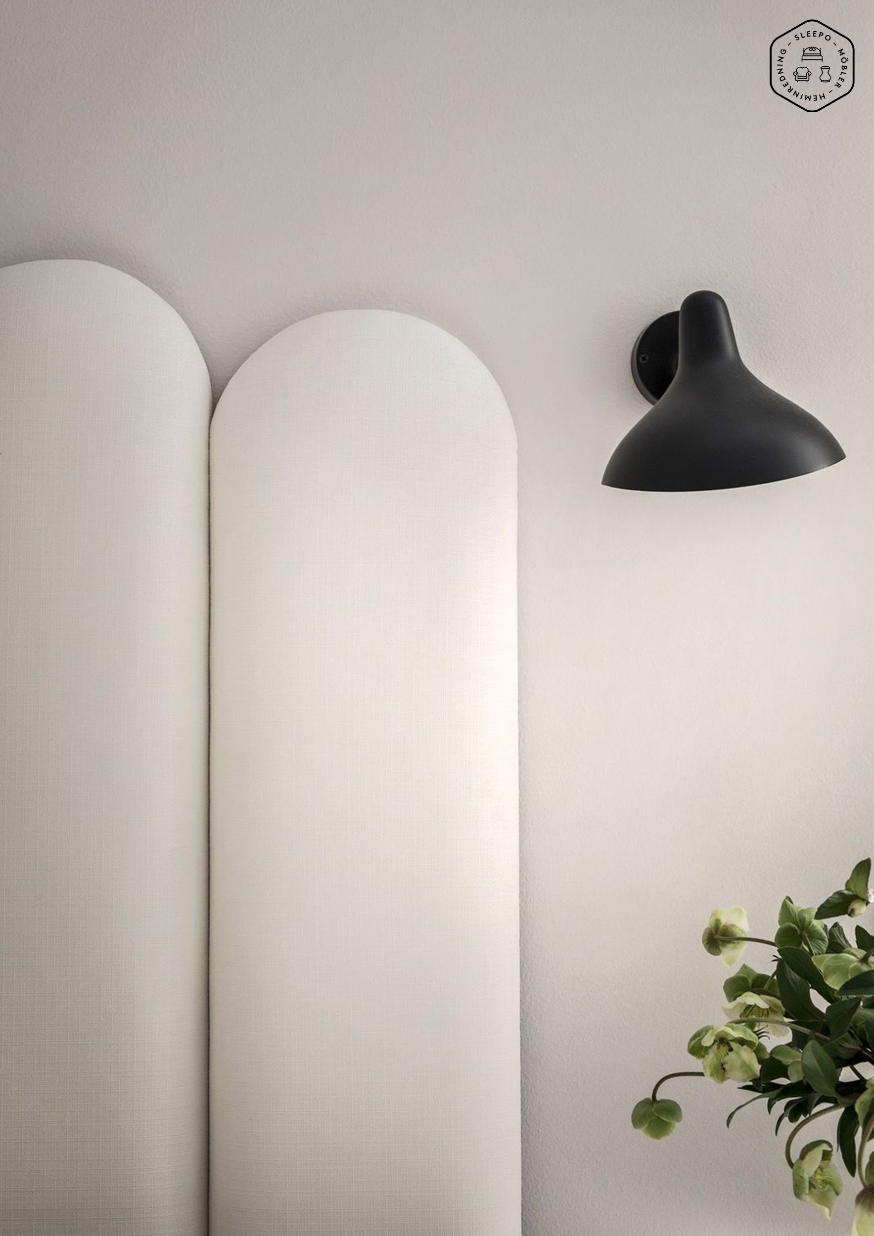 Sleepo Collection Art Sänggavel Vit 160cm